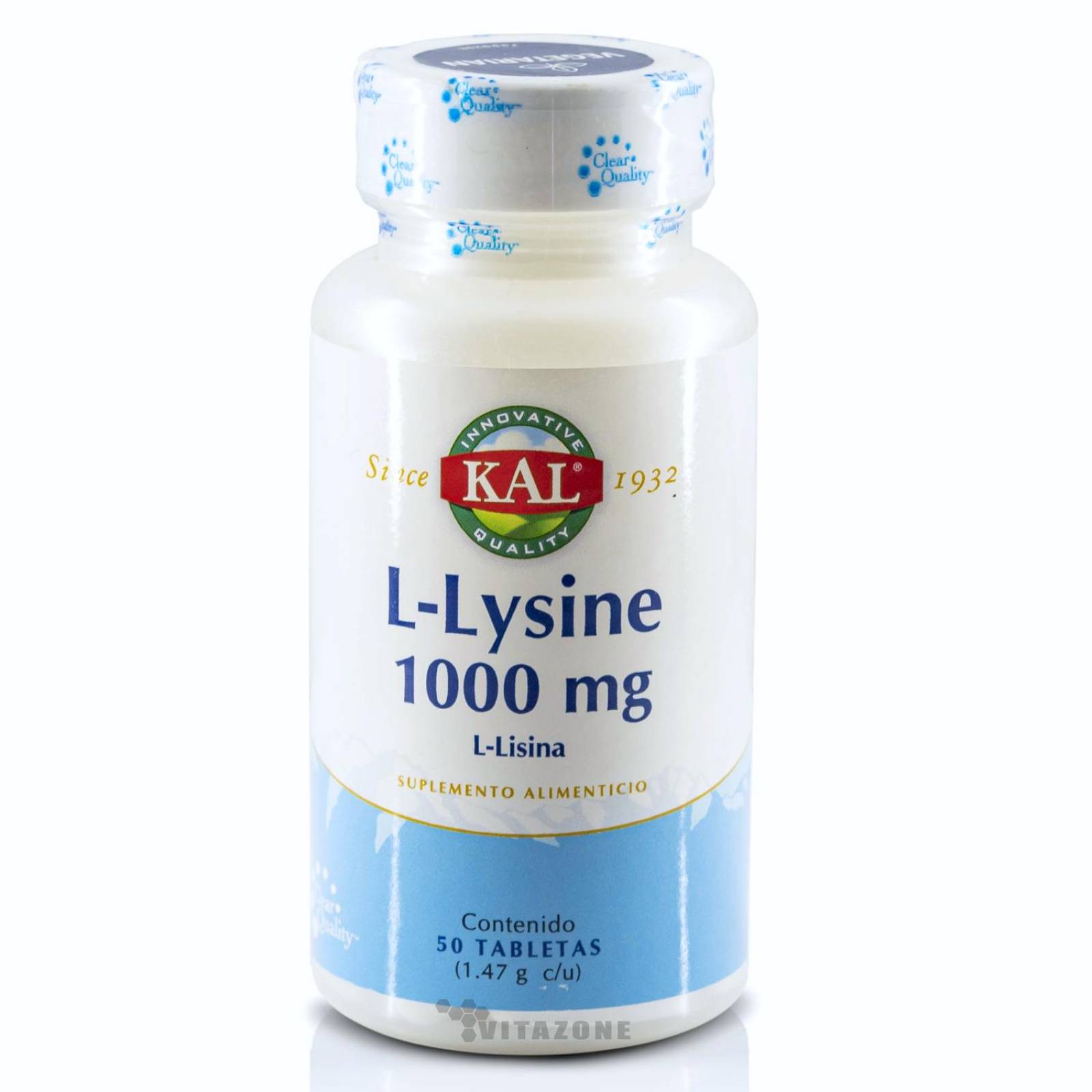 Lisina 50 tabletas KAL L-lisine 