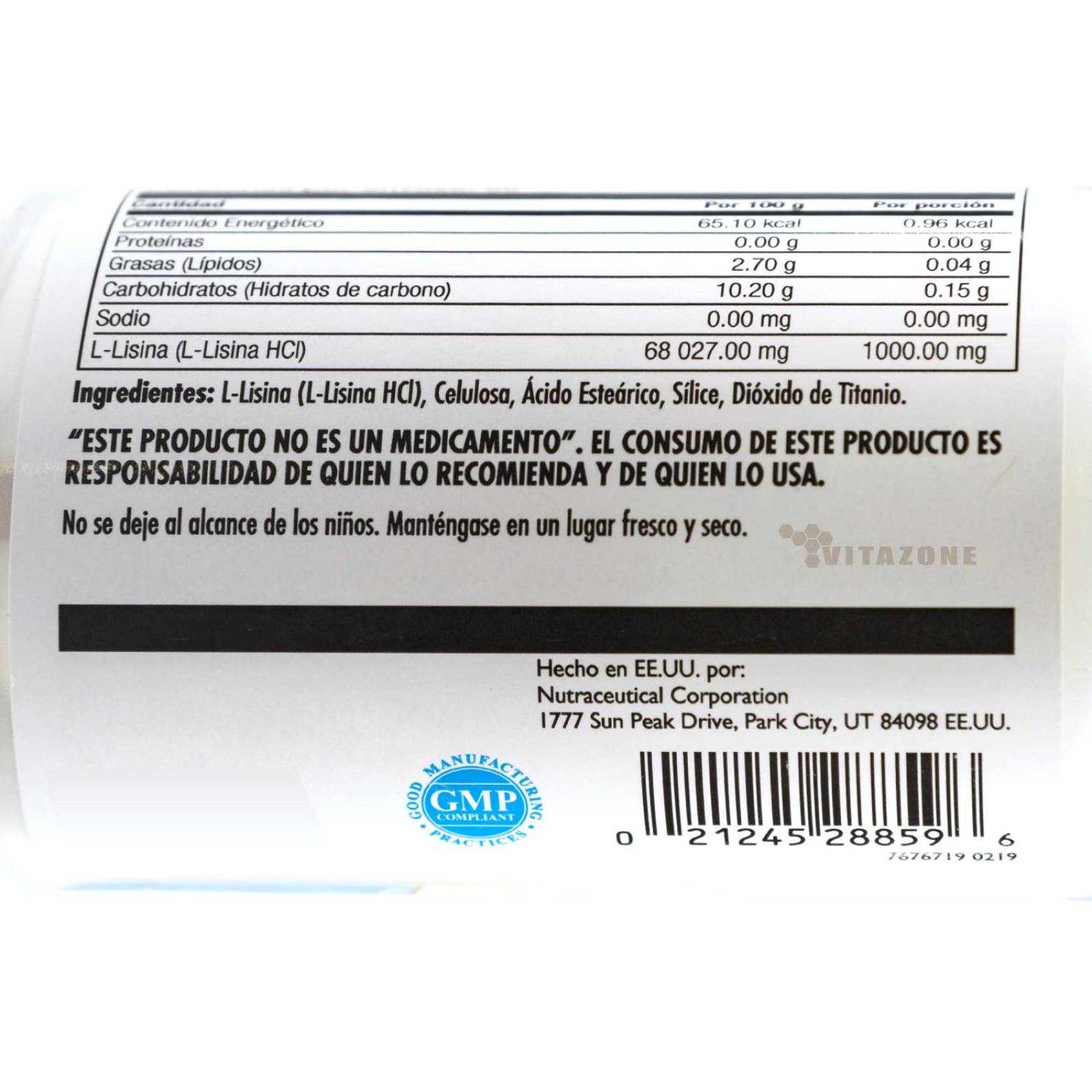 Lisina 50 tabletas KAL L-lisine 