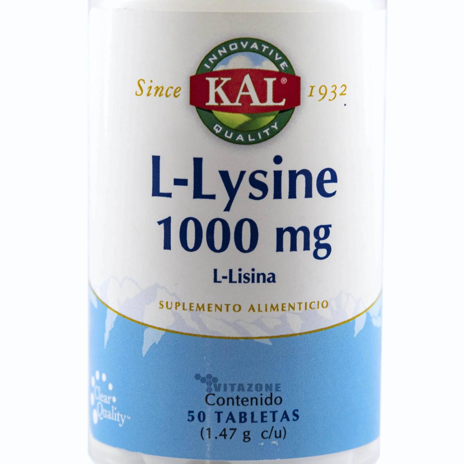 Lisina 50 tabletas KAL L-lisine 