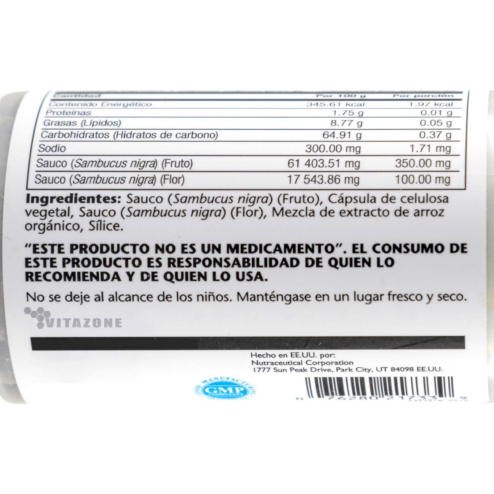 Elderberry (Sauco) 60 cápsulas veganas Solaray