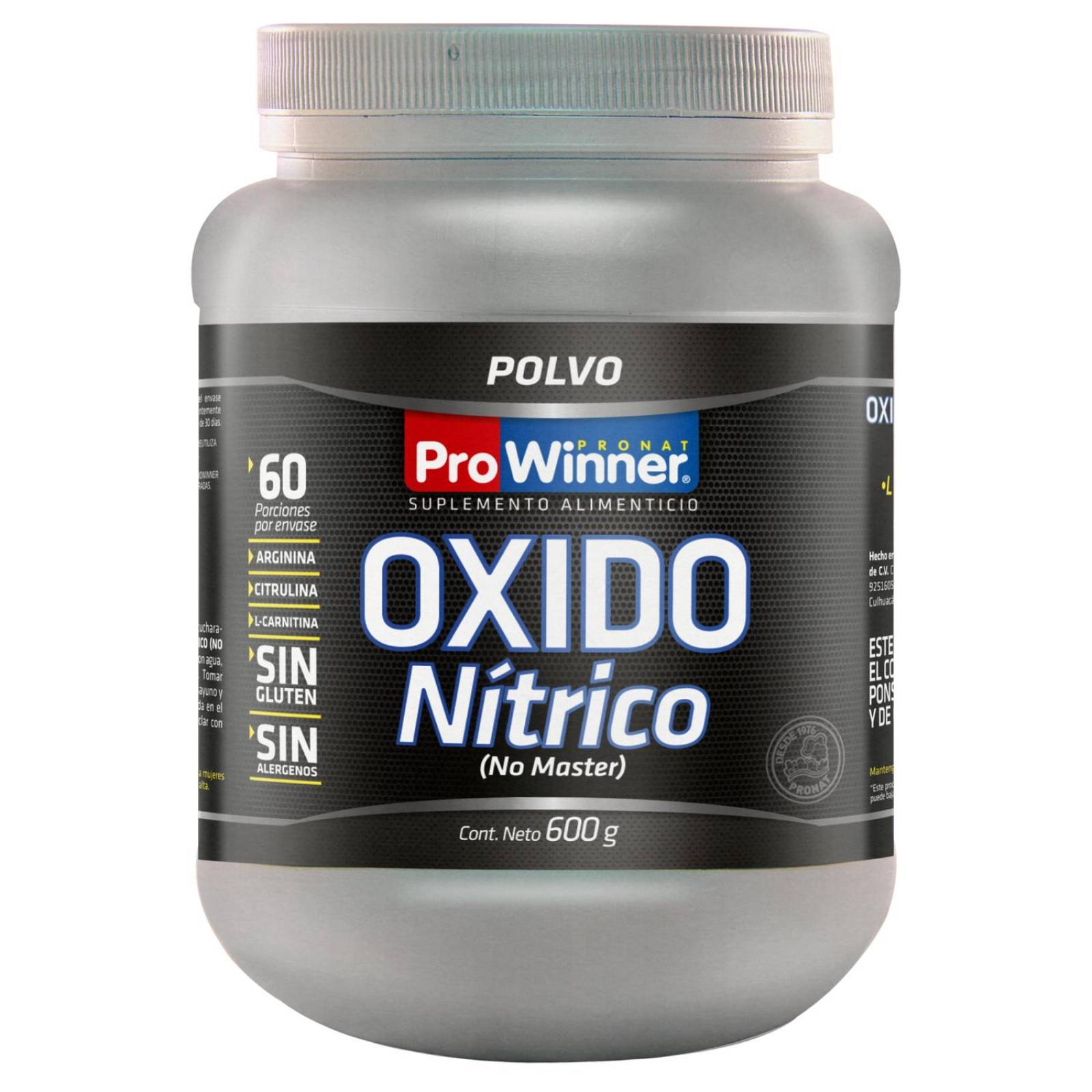 Óxido Nítrico (No Master) 600 g ProWinner 