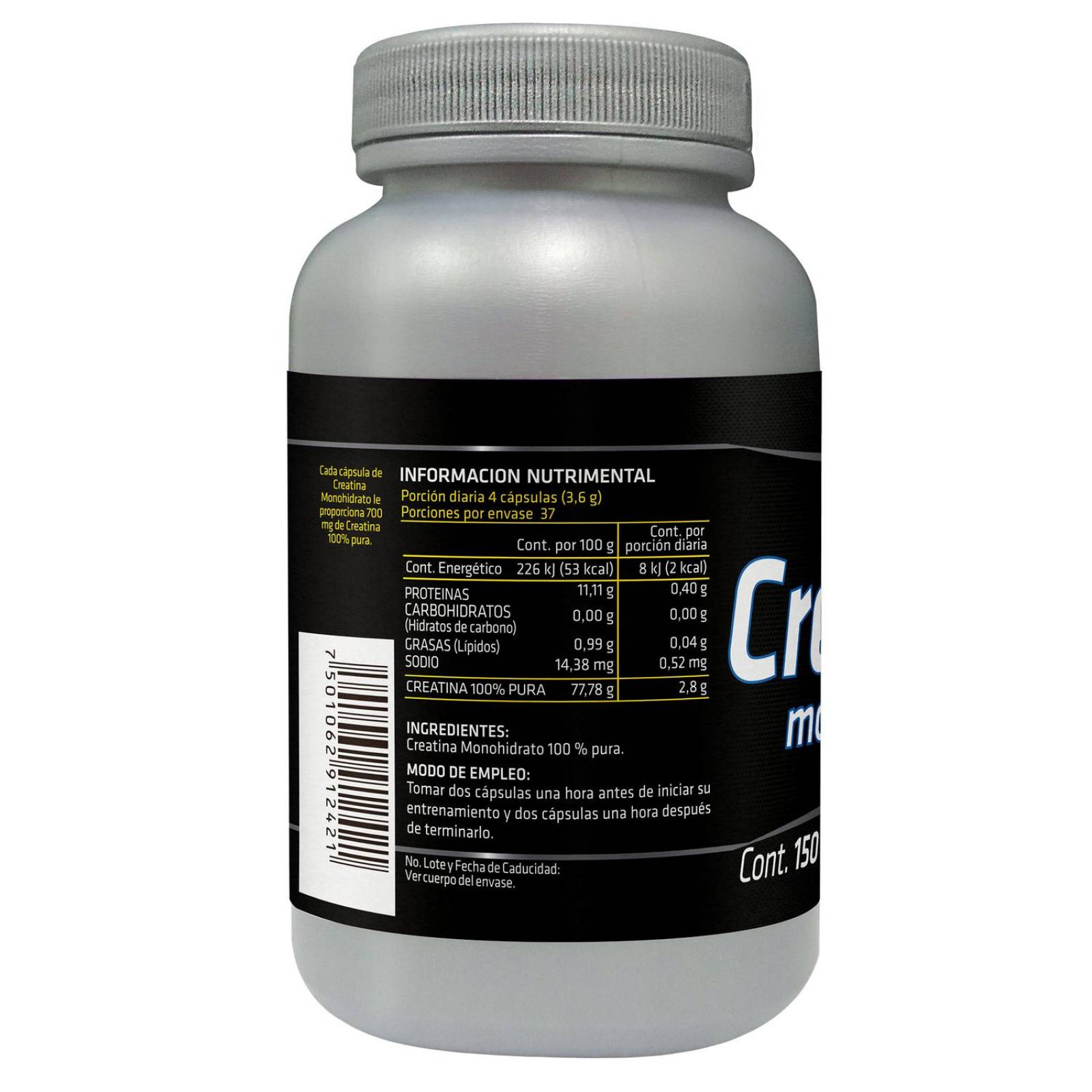 Creatina Prowinner 150 cápsulas Monohidrato 