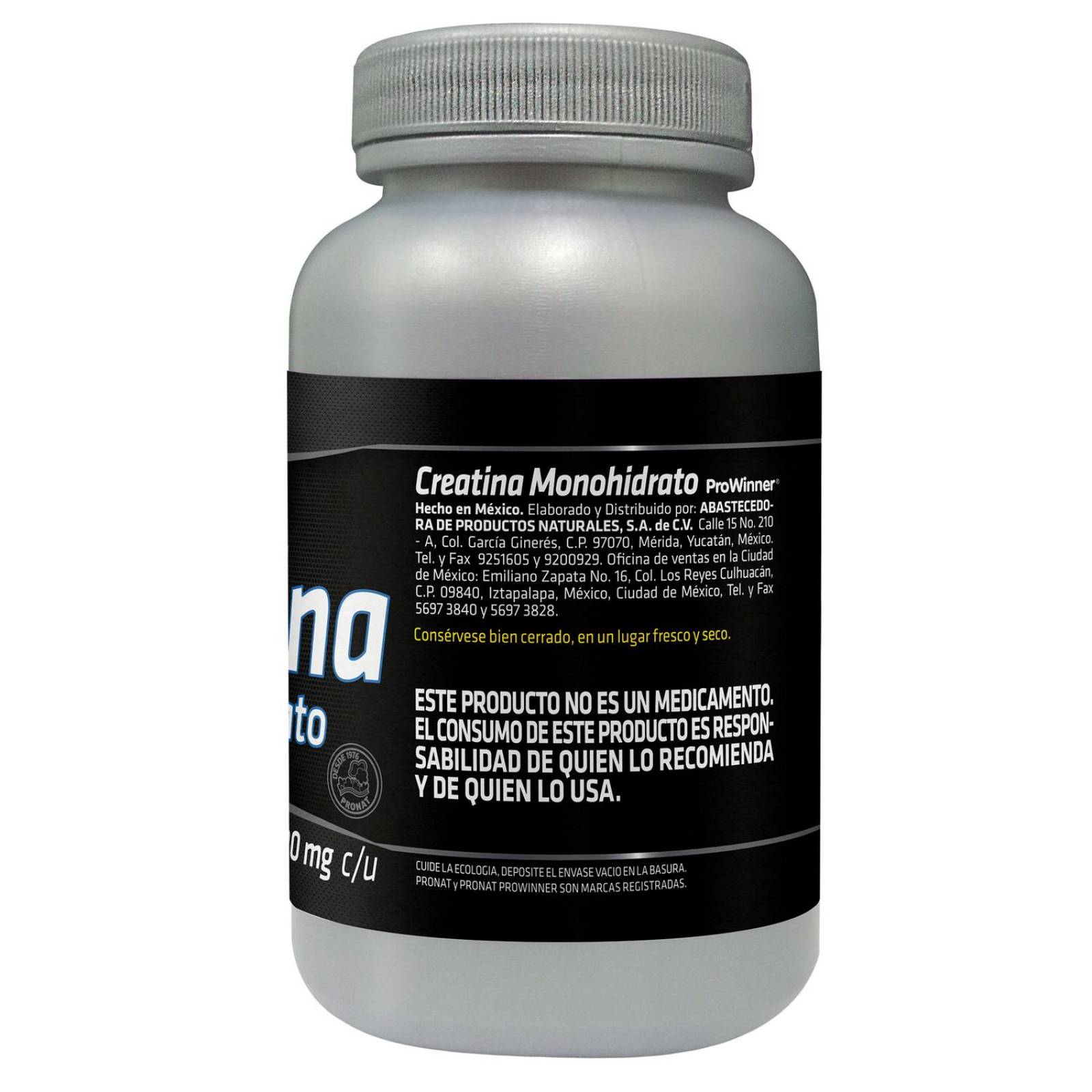 Creatina Prowinner 150 cápsulas Monohidrato 