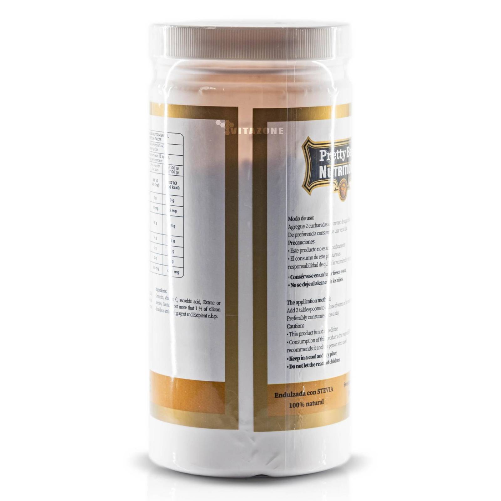 Grenetina Hidrolizada Sabor Frutos Rojos 100% Natural 500 Grs Pretty Bee. 