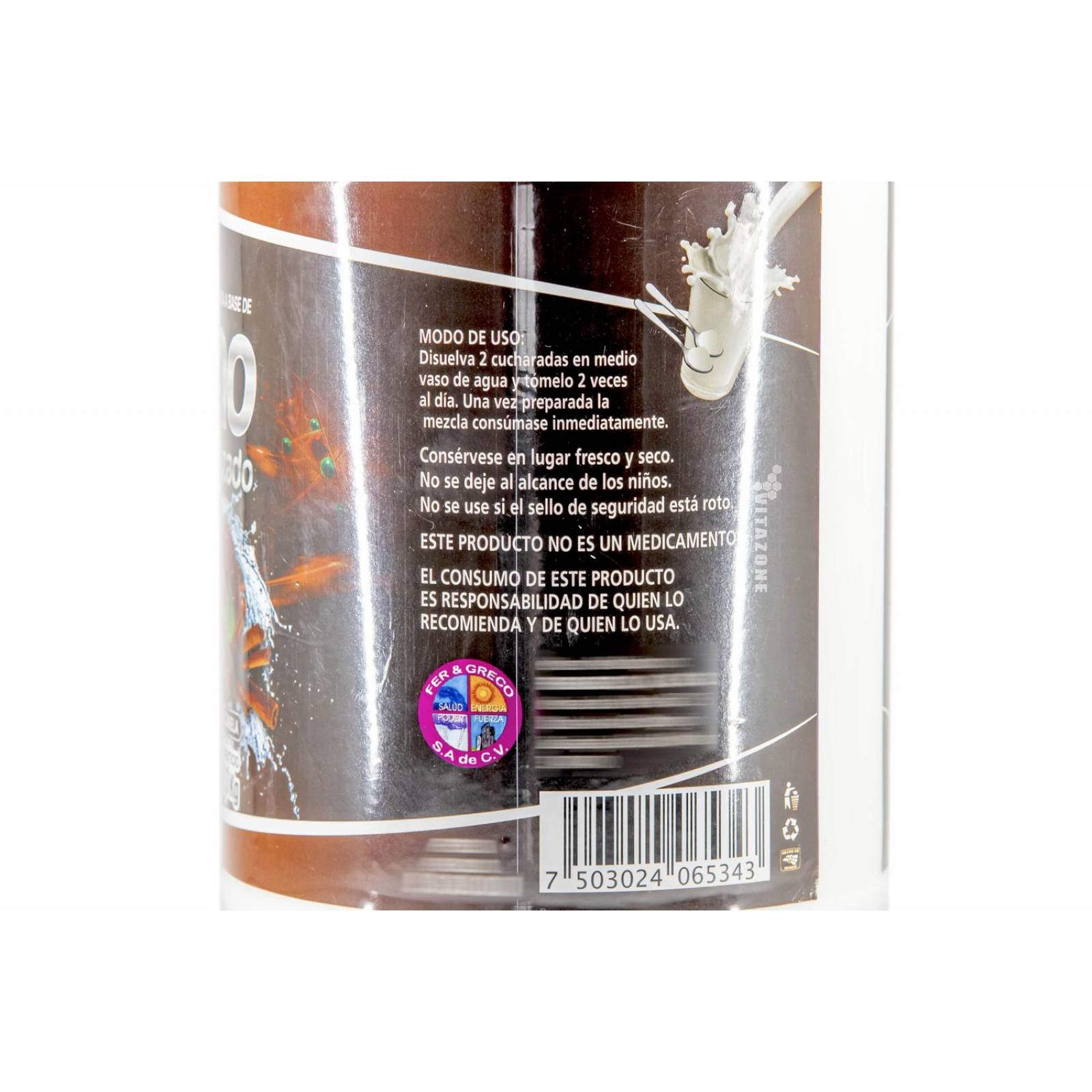 Colágeno Hidrolizado Glucosamina Biotina Manzana Canela 1.1k 