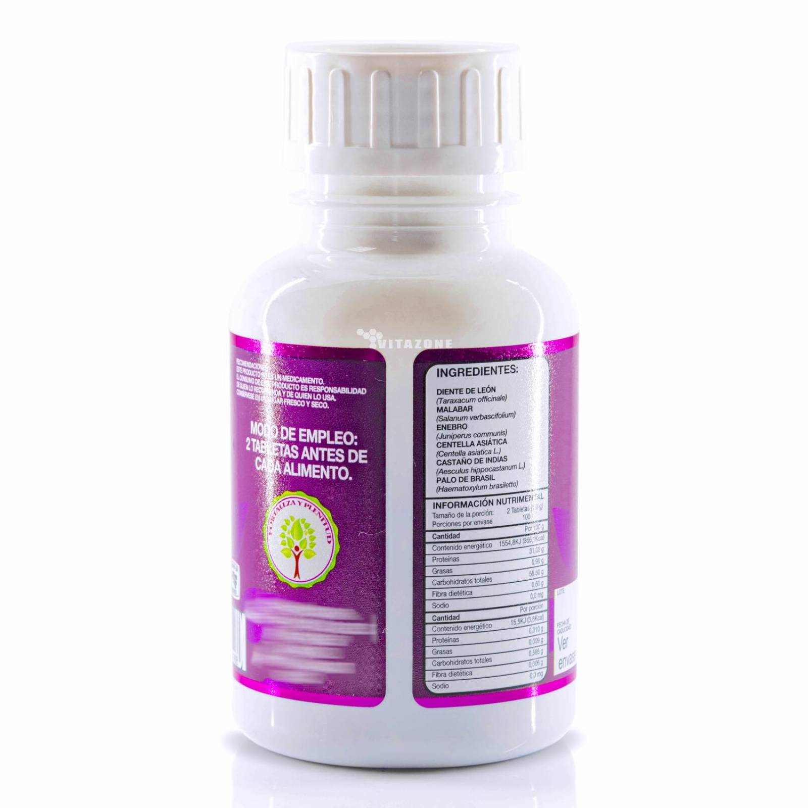 Diente de León 200 tabletas 500 mg 