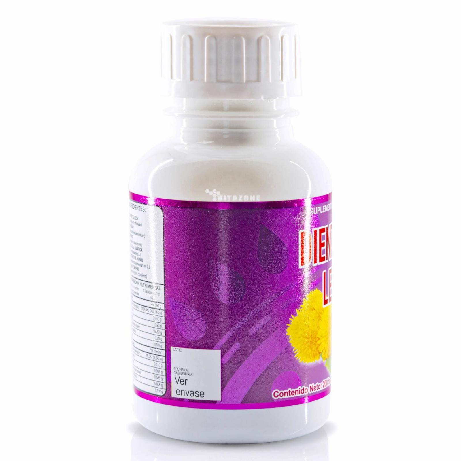 Diente de León 200 tabletas 500 mg 