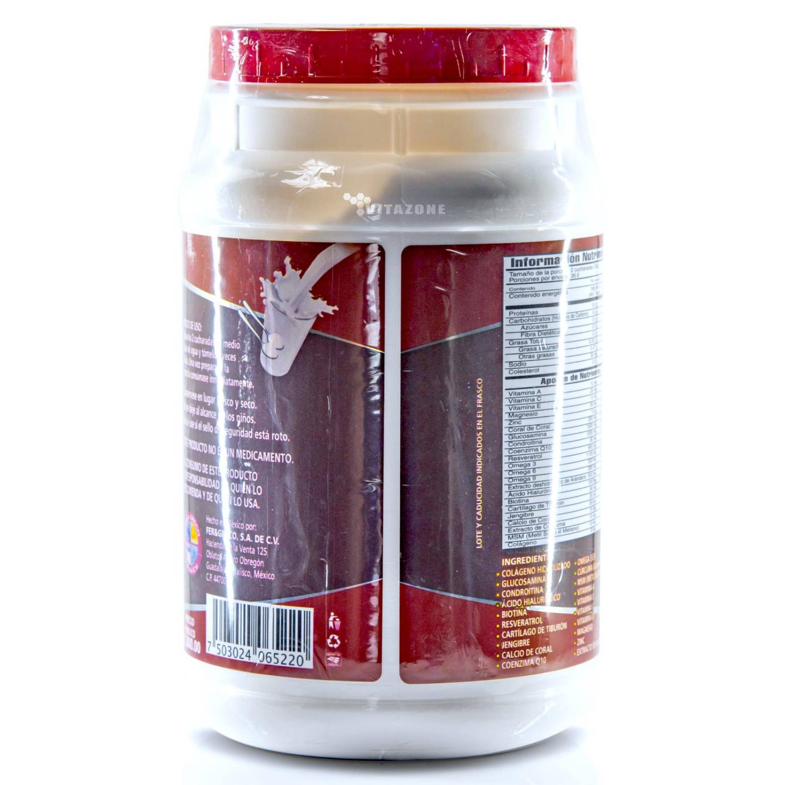 Colágeno Hidrolizado Glucosamina Biotina Arándano 1.1 kg