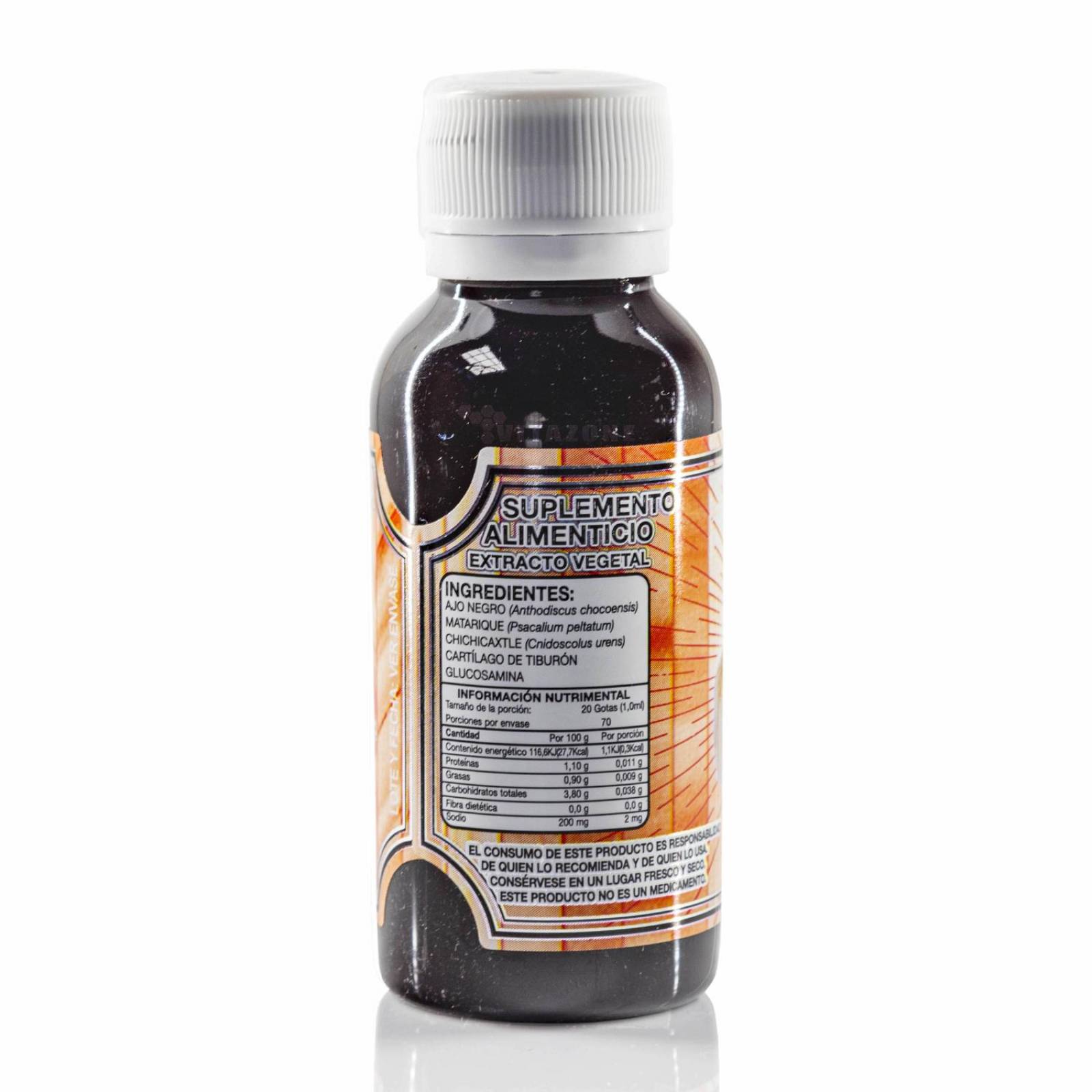 Ajo Rey Extracto Vegetal 70 ml Glucosamina Cartílago 