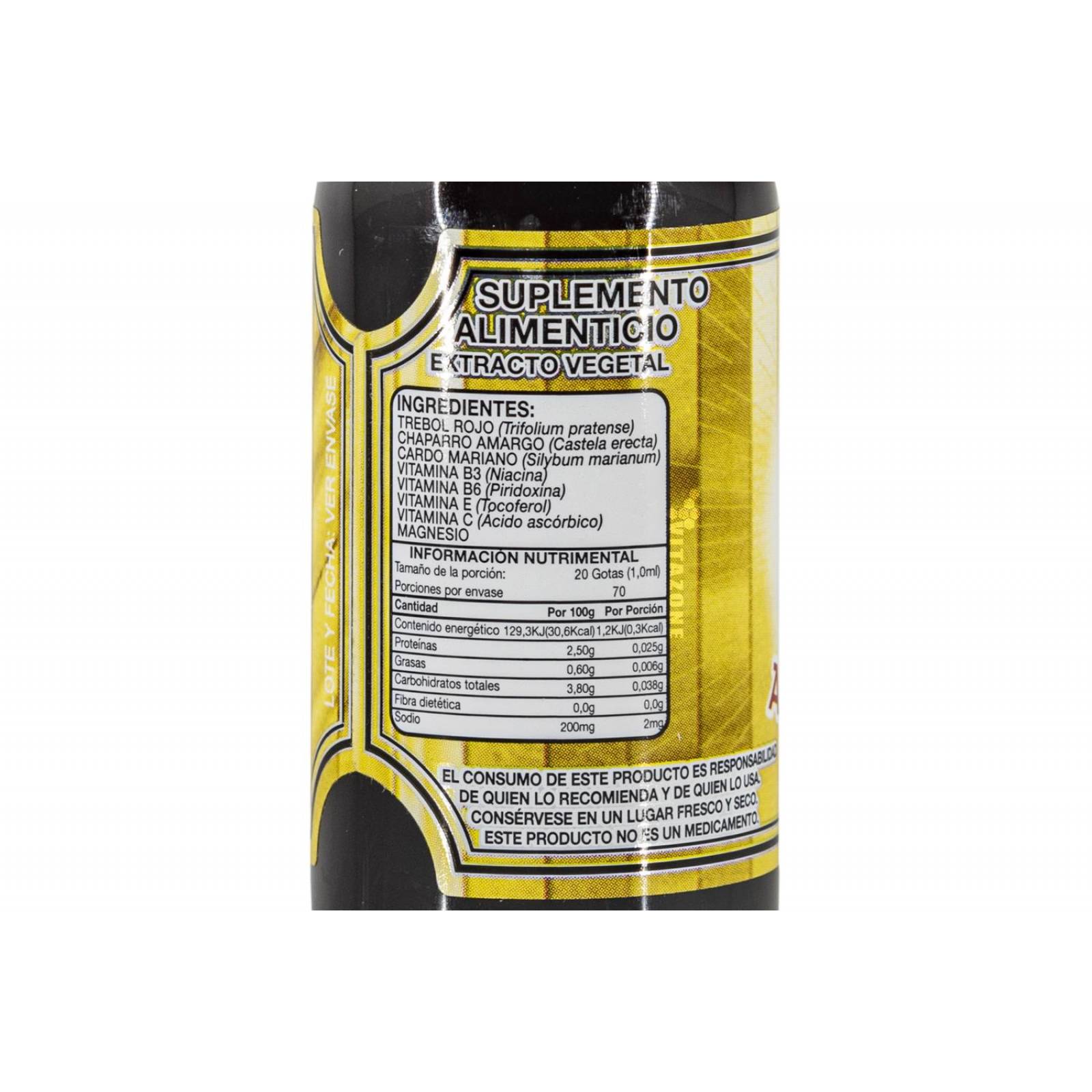 Gotas Antialcoholicas 70 ml Extracto Natural 