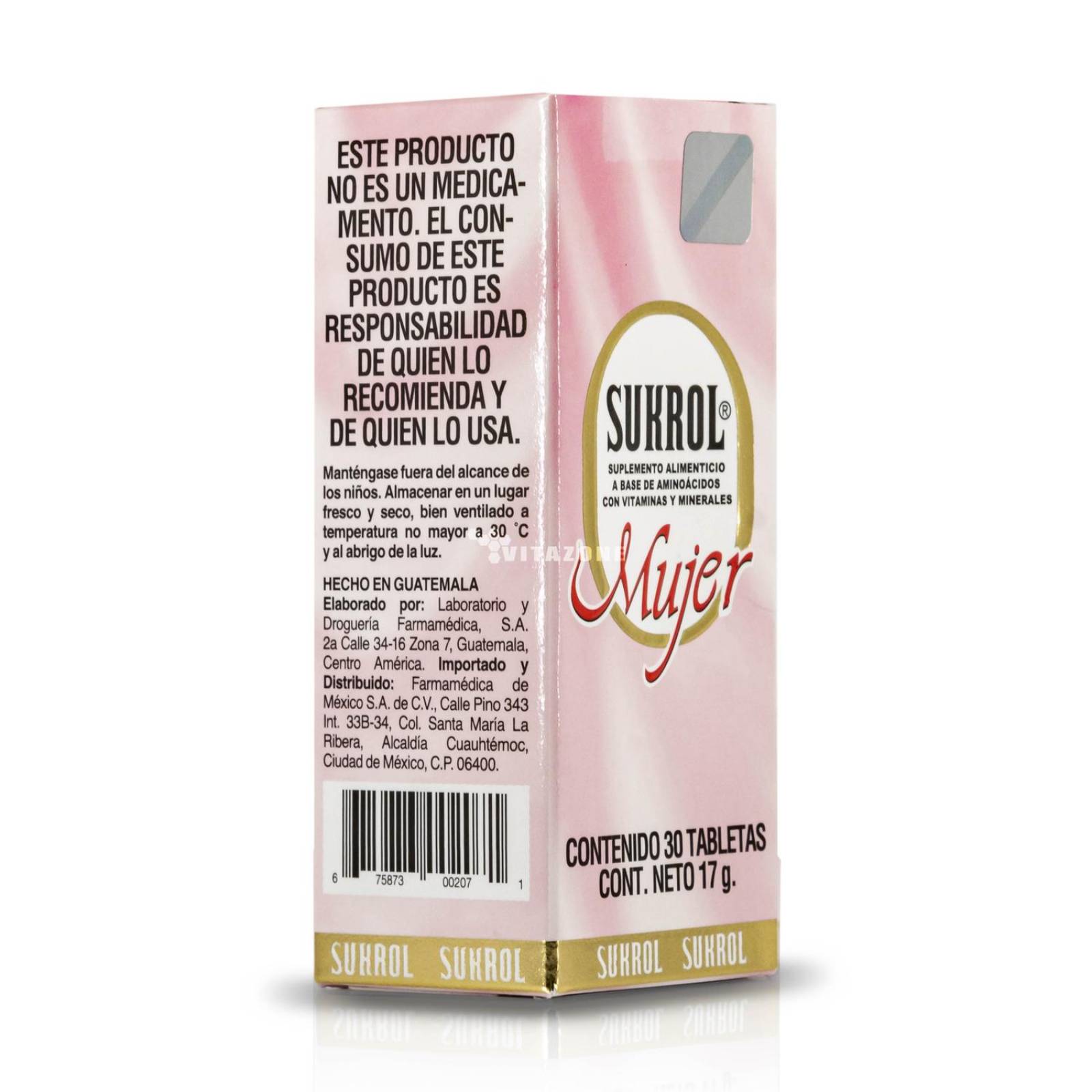 Sukrol Mujer 30 tabletas Vitaminas Minerales 