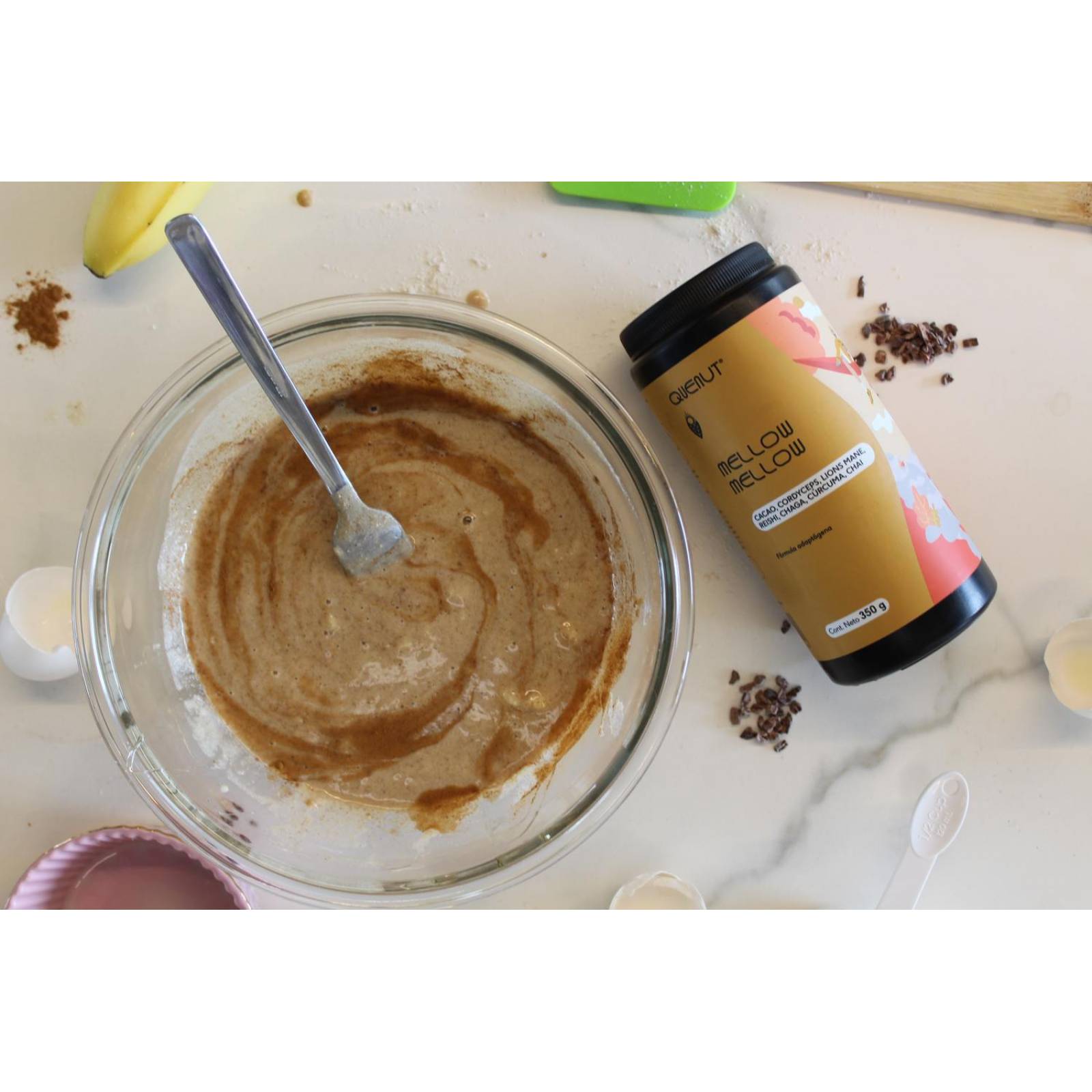 Mellow Mellow antiestrés hongos adaptógenos 350 g Quenut