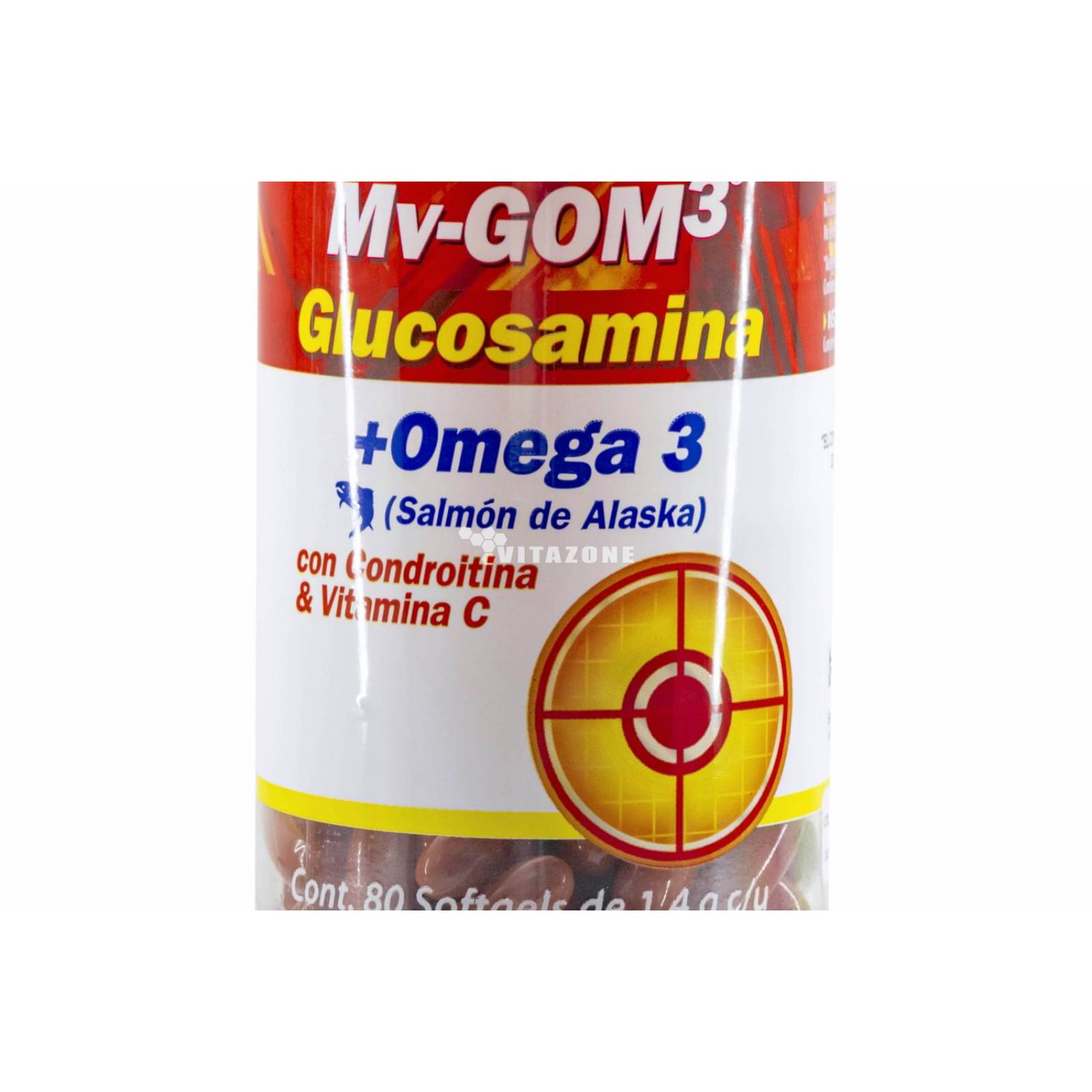 Glucosamina Omega 3 (Salmón de Alaska) 80 cápsulas Solanum