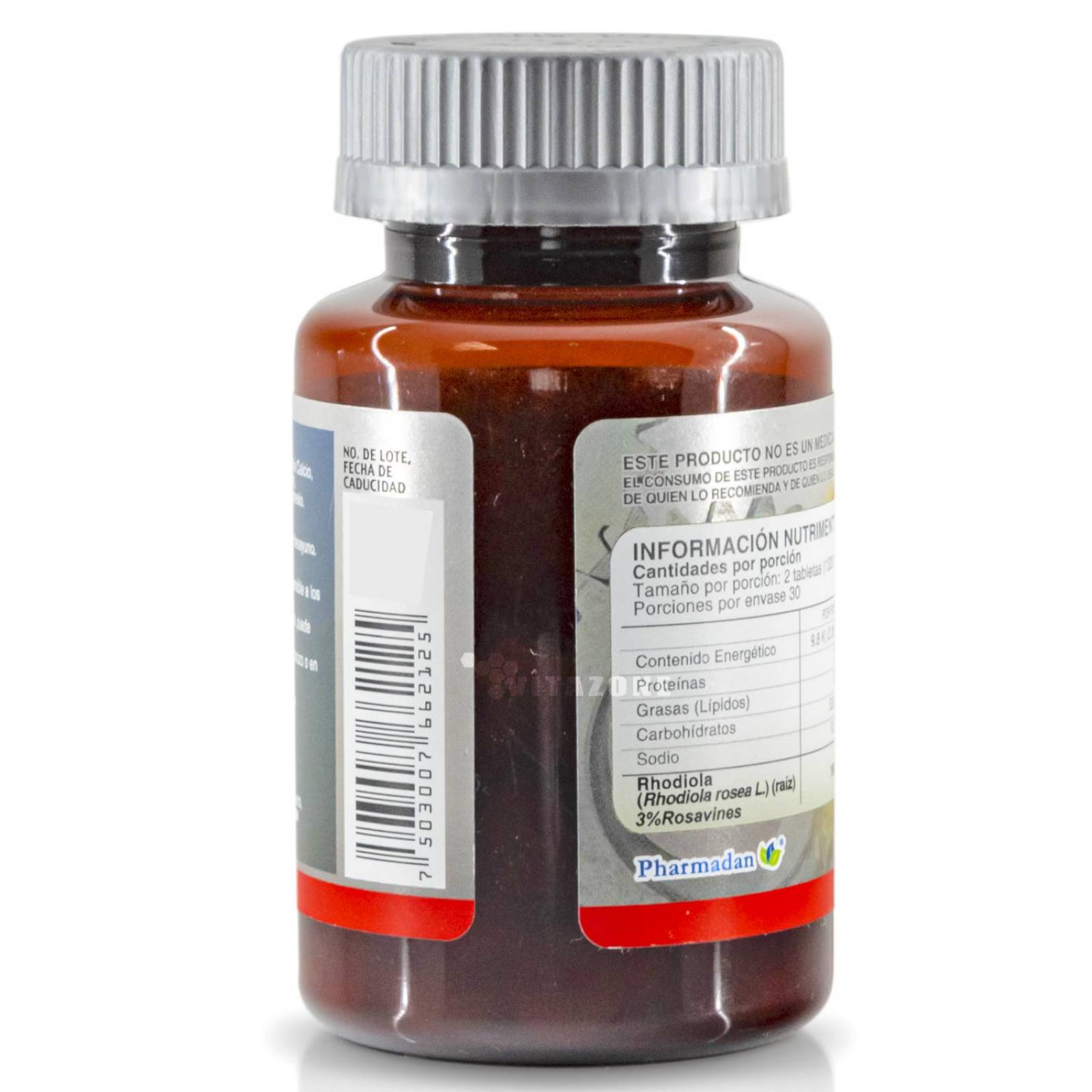 Rhodiola Rosea 60 tabletas 660 mg Pharmadan 