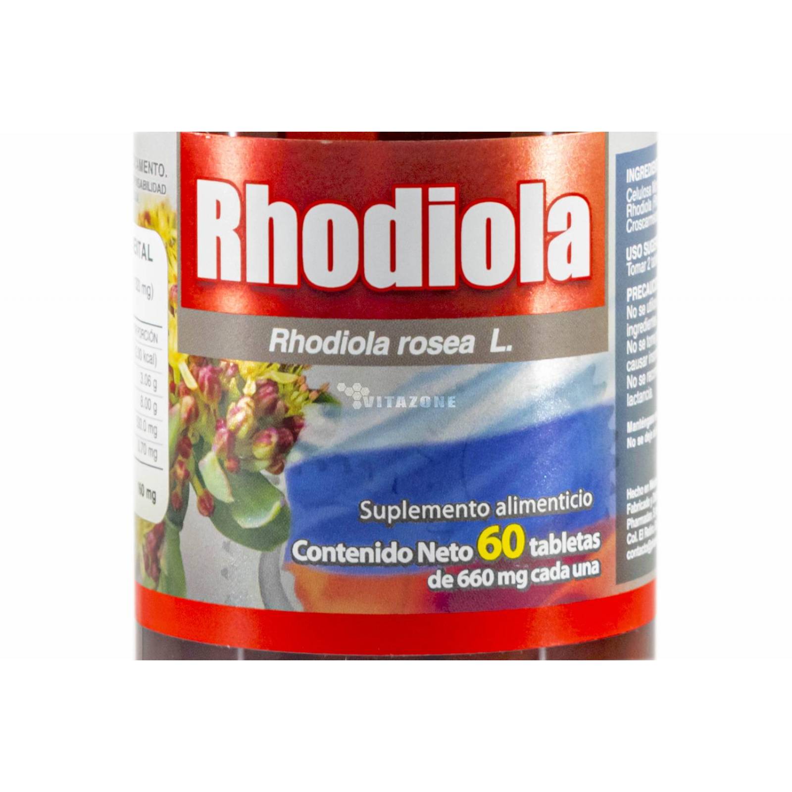 Rhodiola Rosea 60 tabletas 660 mg Pharmadan 