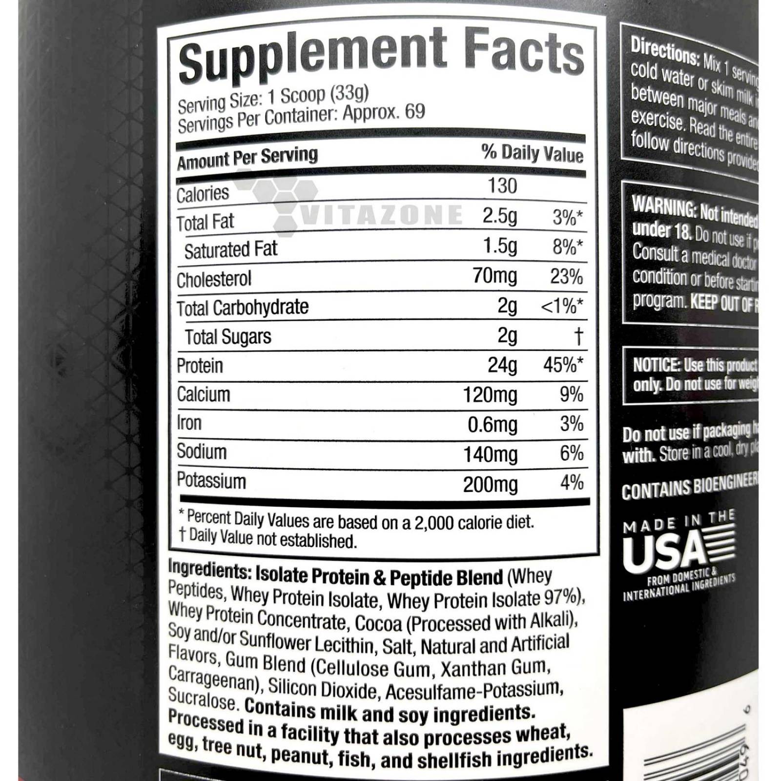Nitrotech Whey Gold 5.03 Lbs Chocolate Muscletech. 