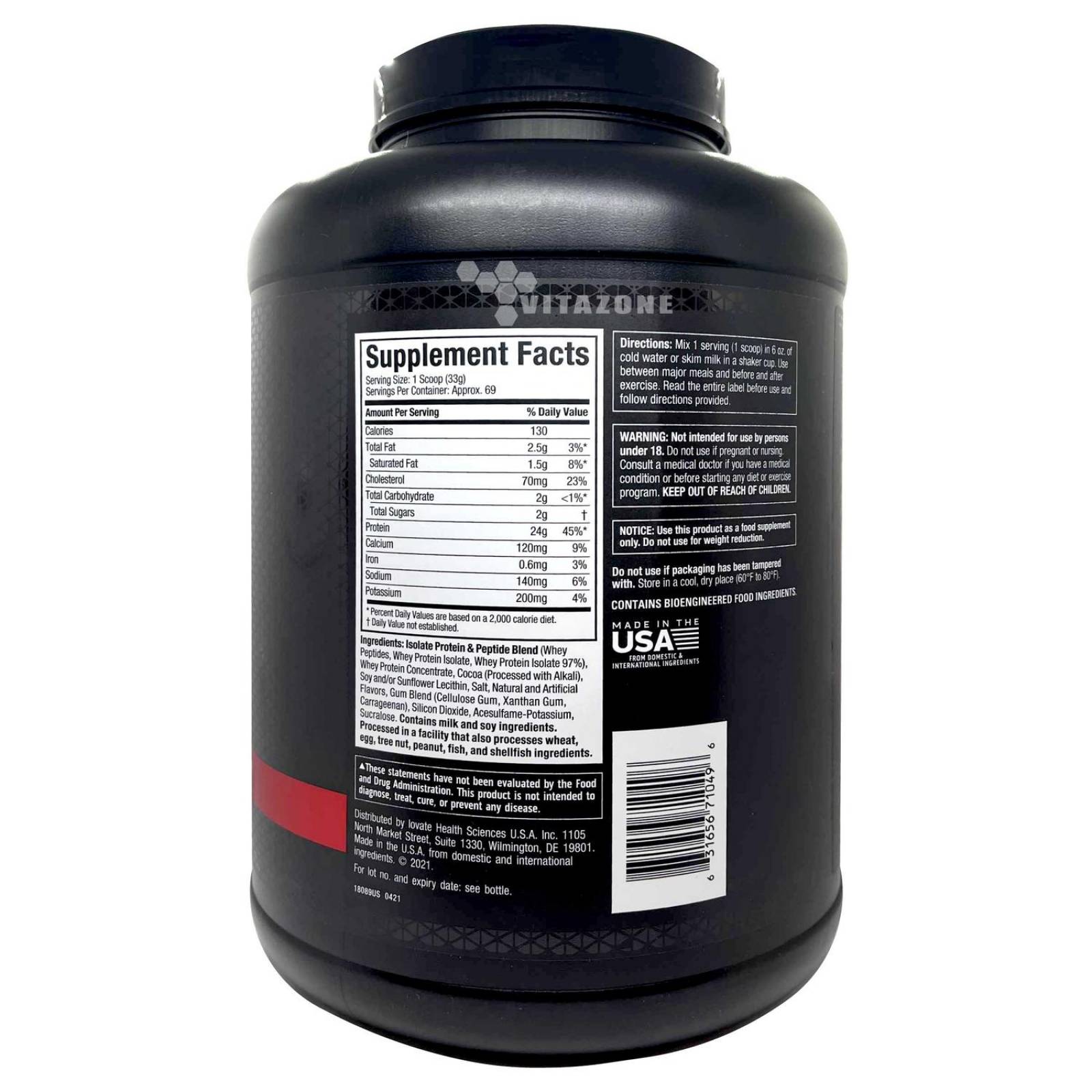 Nitrotech Whey Gold 5.03 Lbs Chocolate Muscletech. 