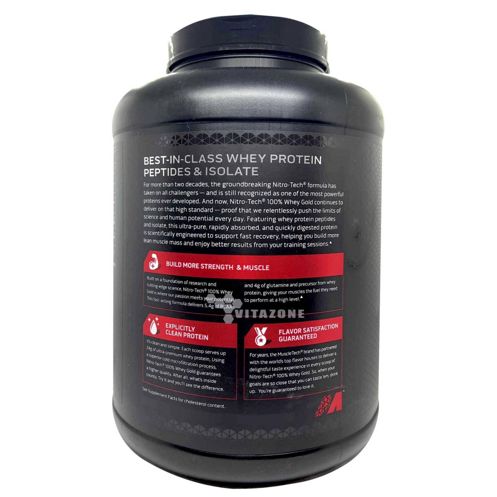 Nitrotech Whey Gold 5.03 Lbs Chocolate Muscletech. 