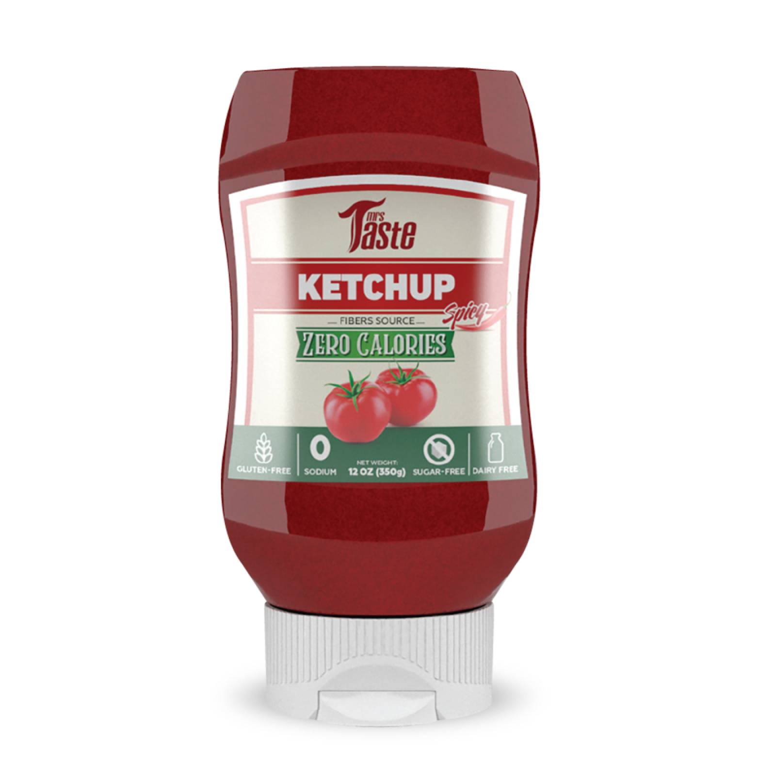Catsup Spicy Mrs Taste Sin azúcar Sin sodio 350 g Ketchup