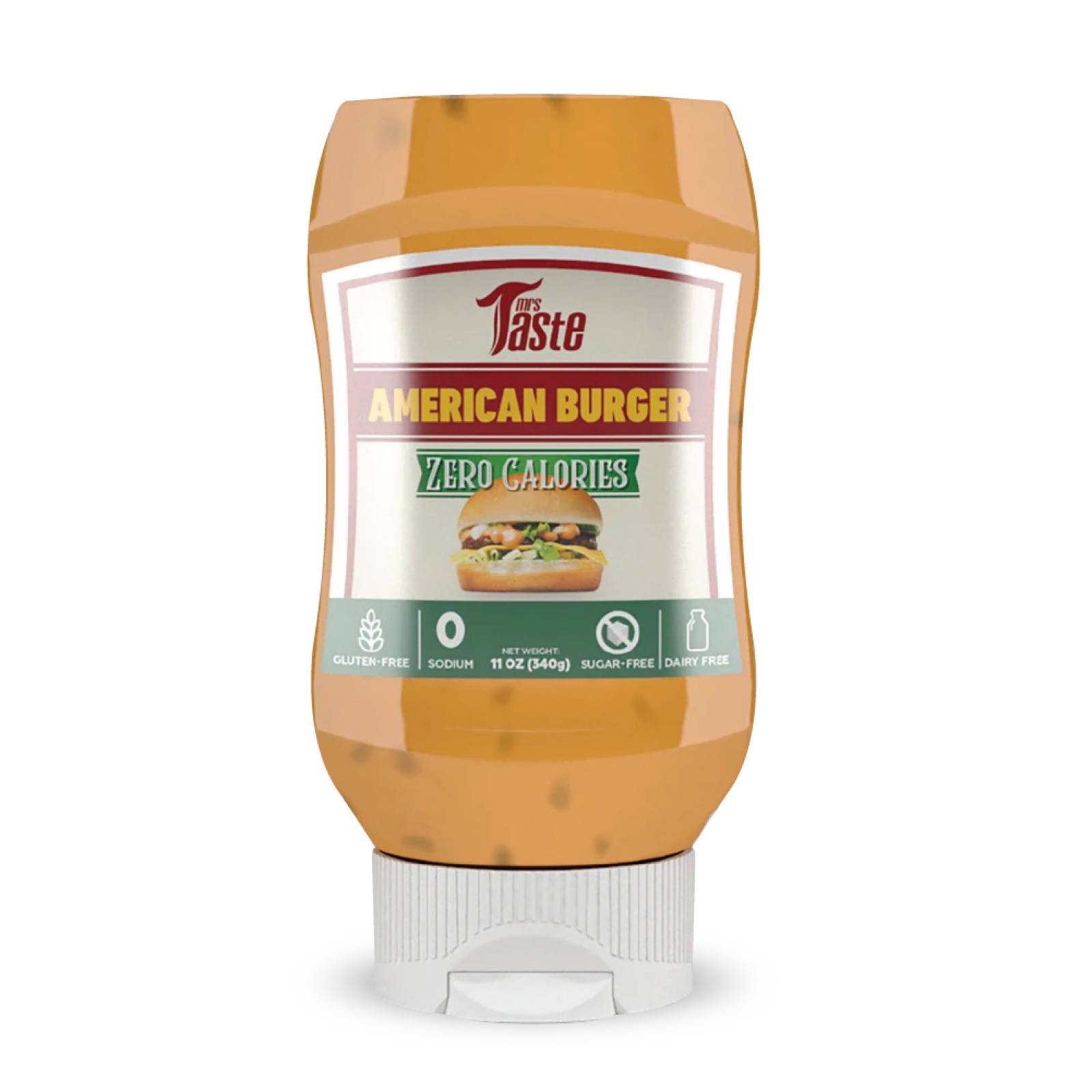 Salsa de Hamburguesa Americana Mrs Taste 340 g Sin calorías 
