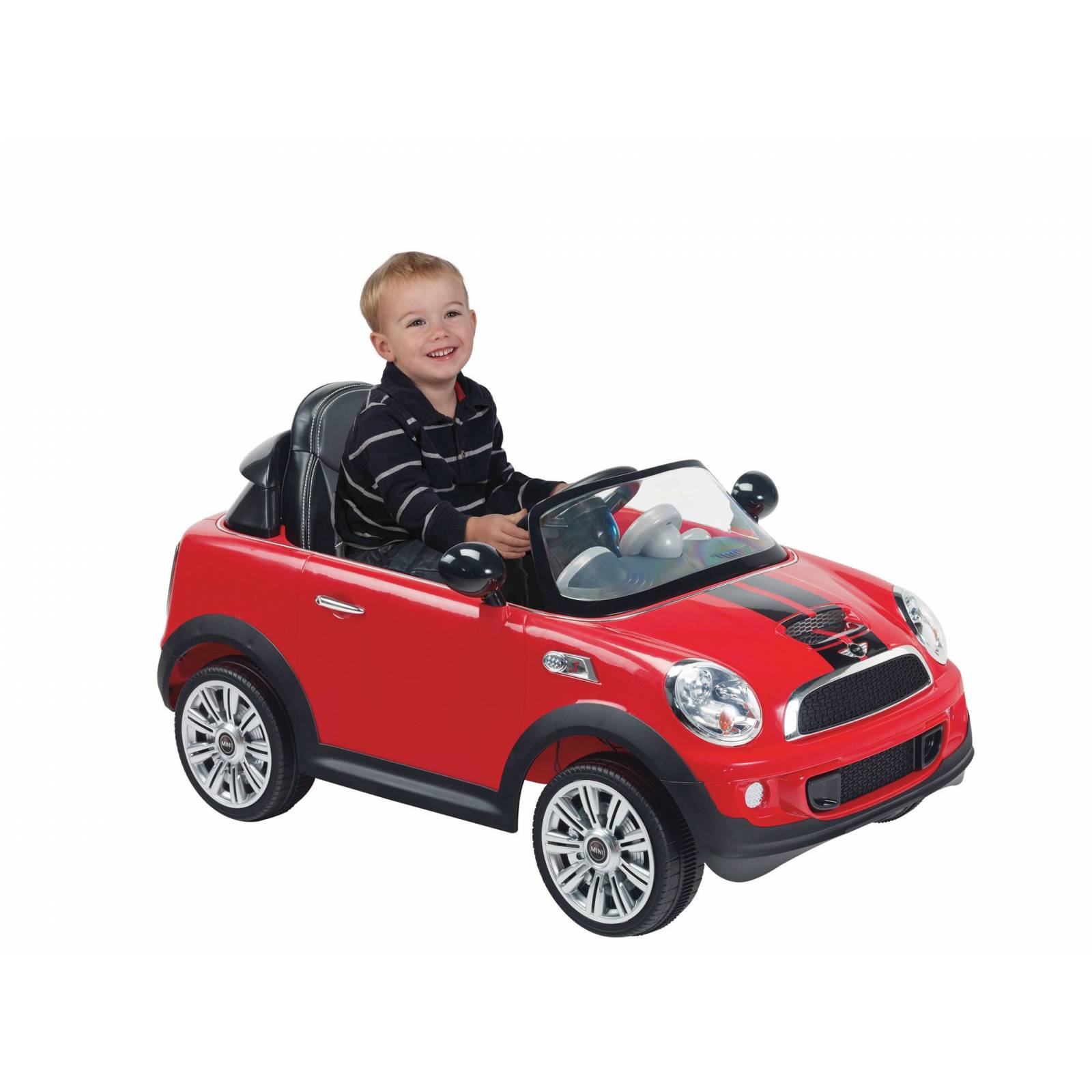 Auto Eléctrico Prinsel Mini Cooper 6V Rojo