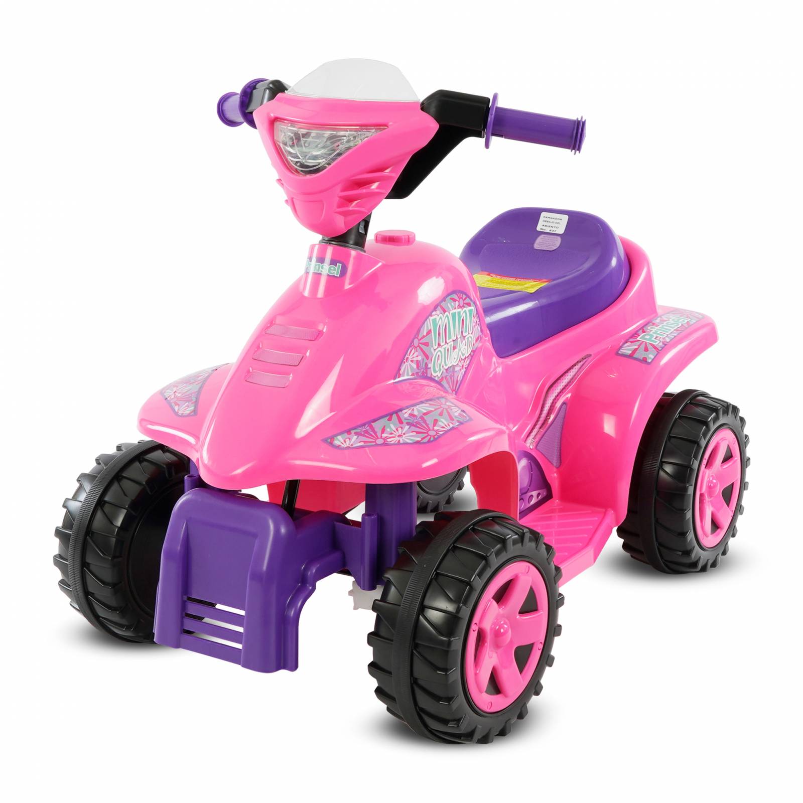 Moto Eléctrica Prinsel Mini Quad Rosa