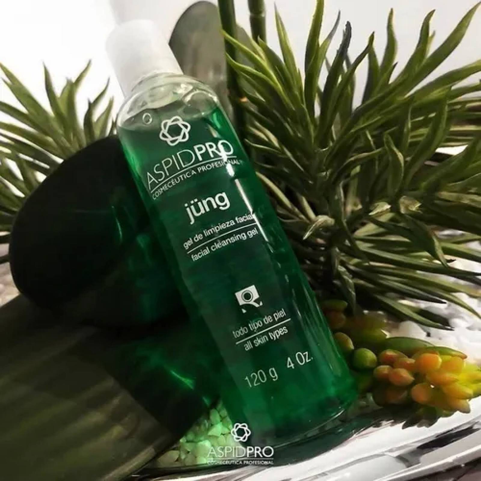 Gel De Limpieza Facial Con Ahas 120ml Aspidpro