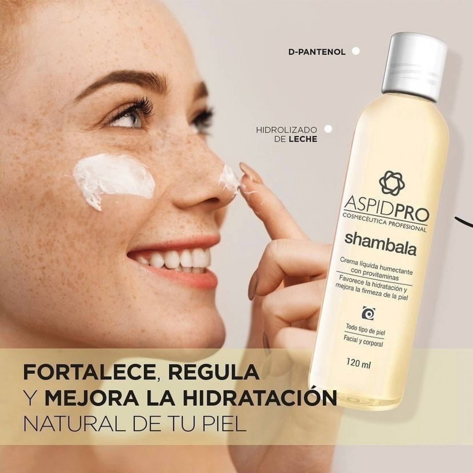 Shambala Crema Humectante 120ml Con Vitaminas Aspidpro
