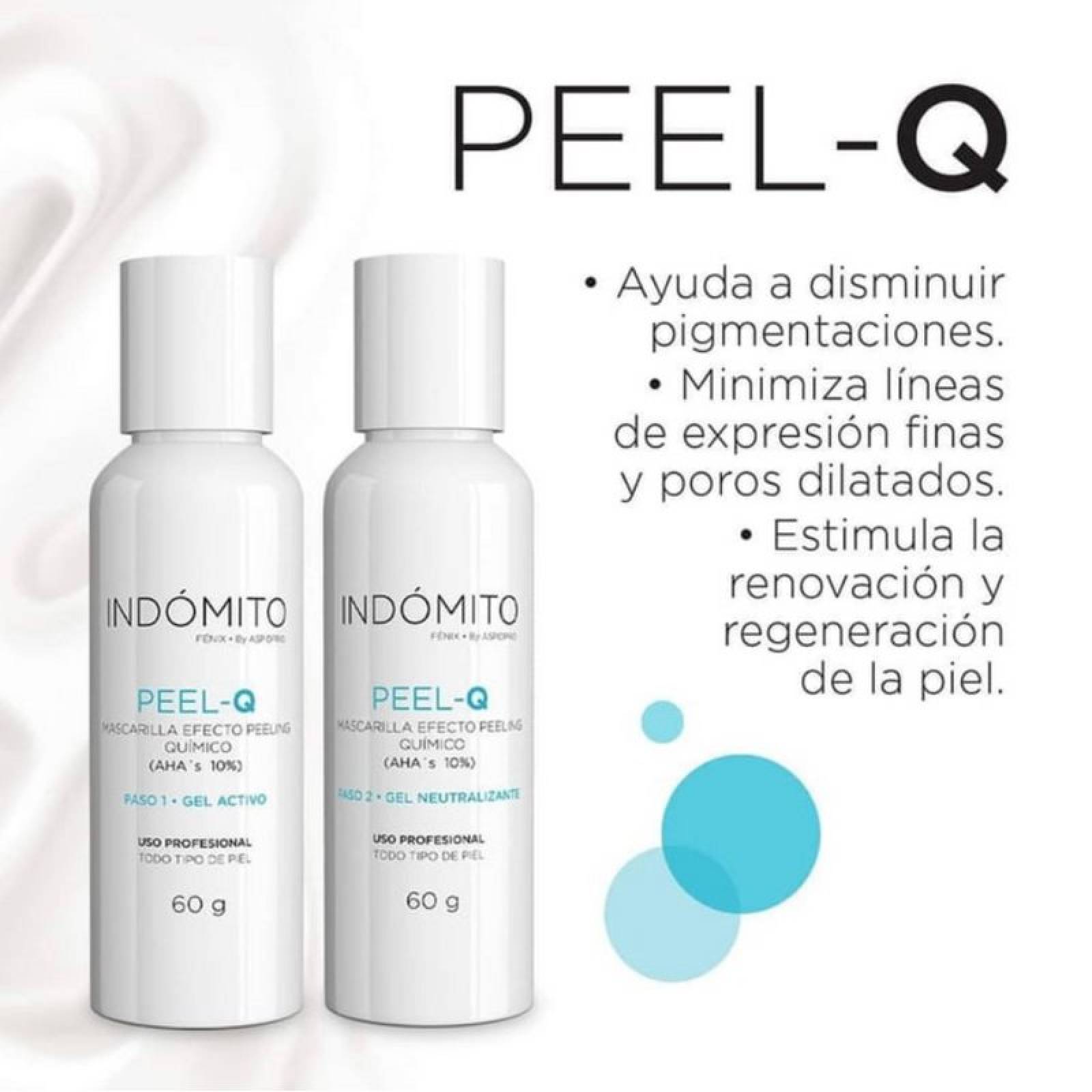 Peel-q Mascarilla Peeling Químico Aha's 10% 2 Pasos Aspidpro