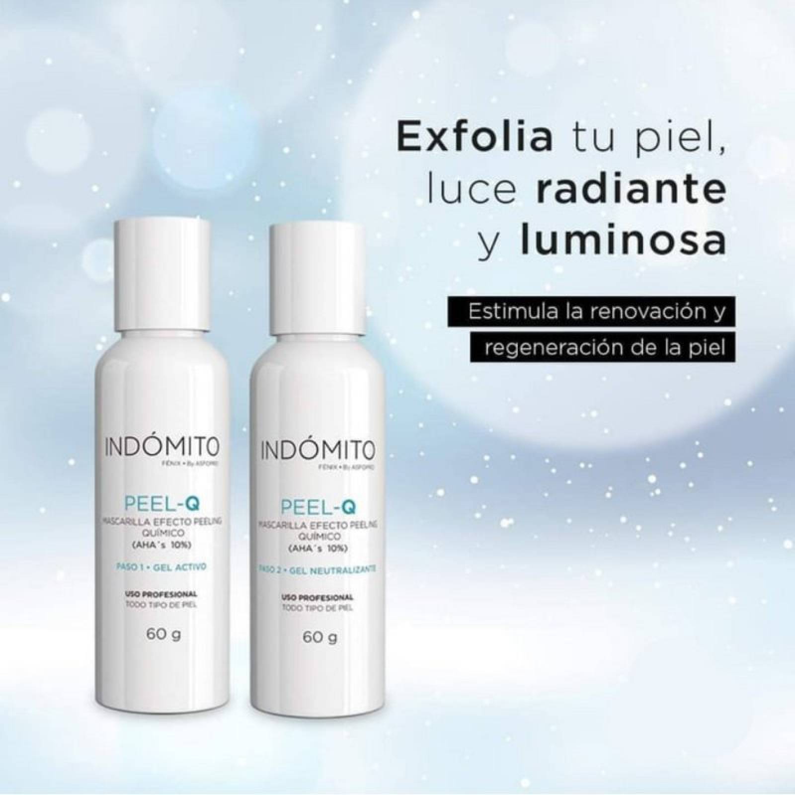 Peel-q Mascarilla Peeling Químico Aha's 10% 2 Pasos Aspidpro