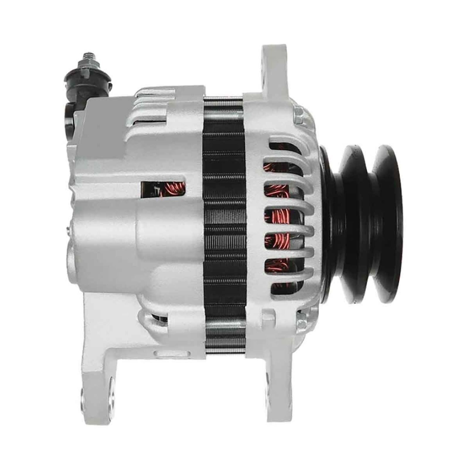 SCITOO 60 Amp Alternator For Nissan D21 Pickup 2.4L (1995-1997) - New, V-Belt