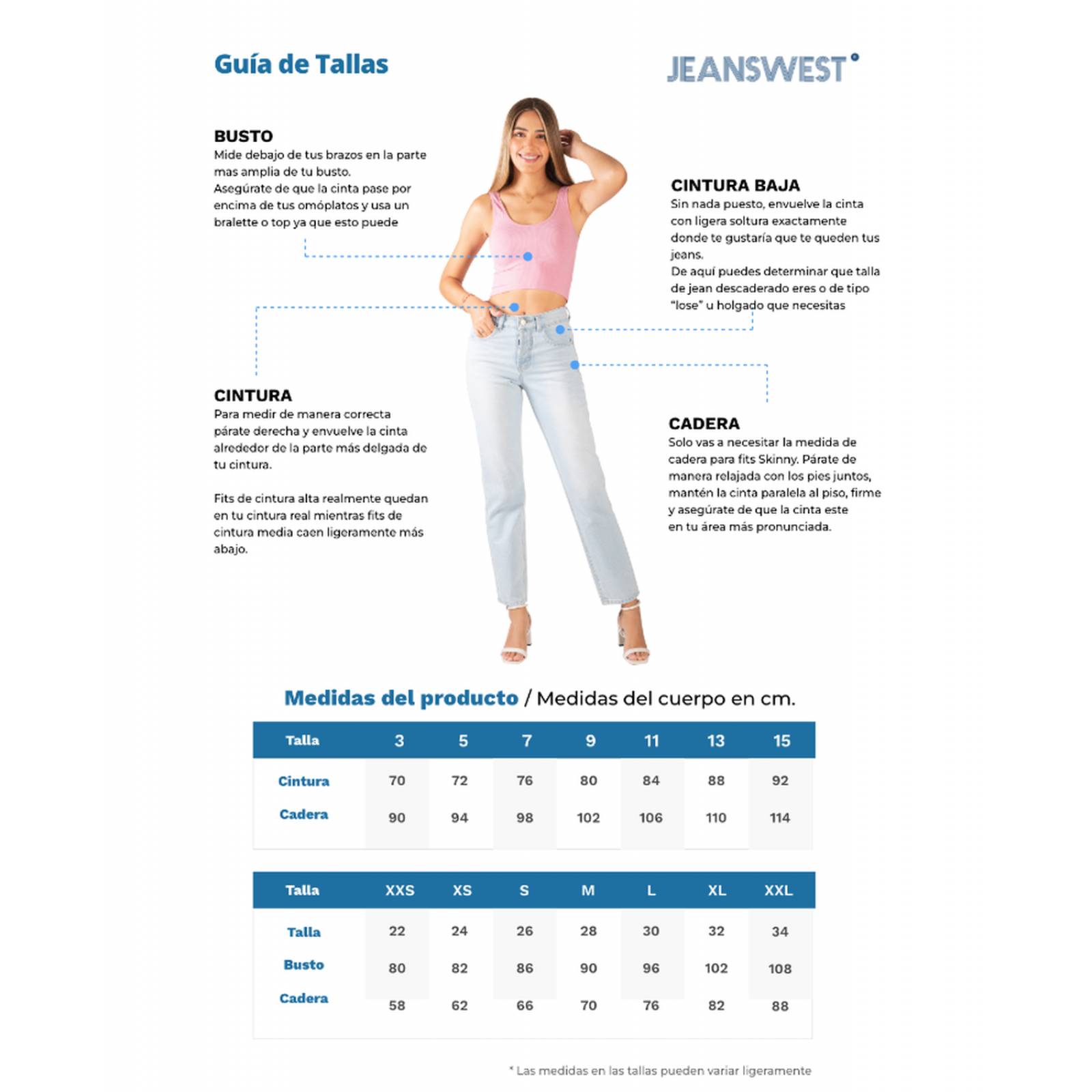 Pantalon campana blanco 8859 