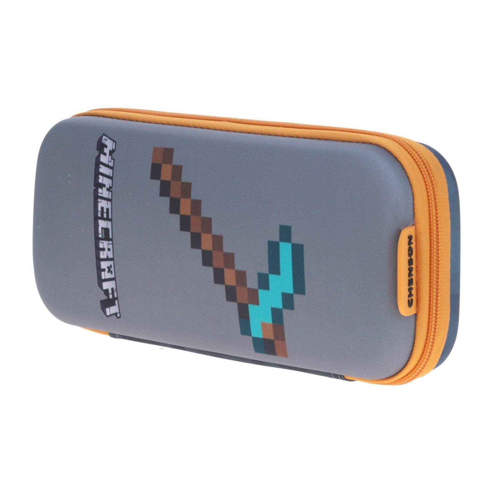Lapicera Minecraft Hoz Gris porta consola 