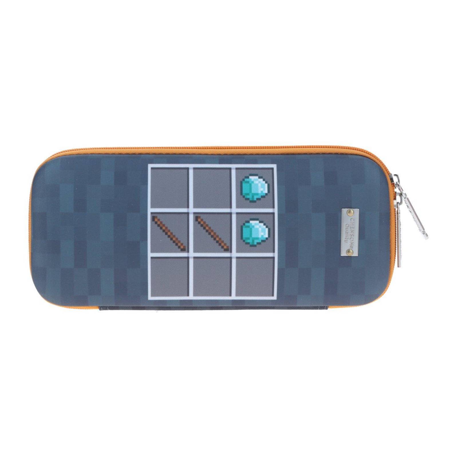 Lapicera Minecraft Hoz Gris porta consola 