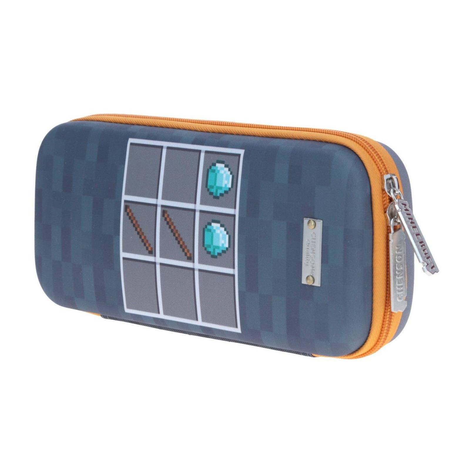 Lapicera Minecraft Hoz Gris porta consola 