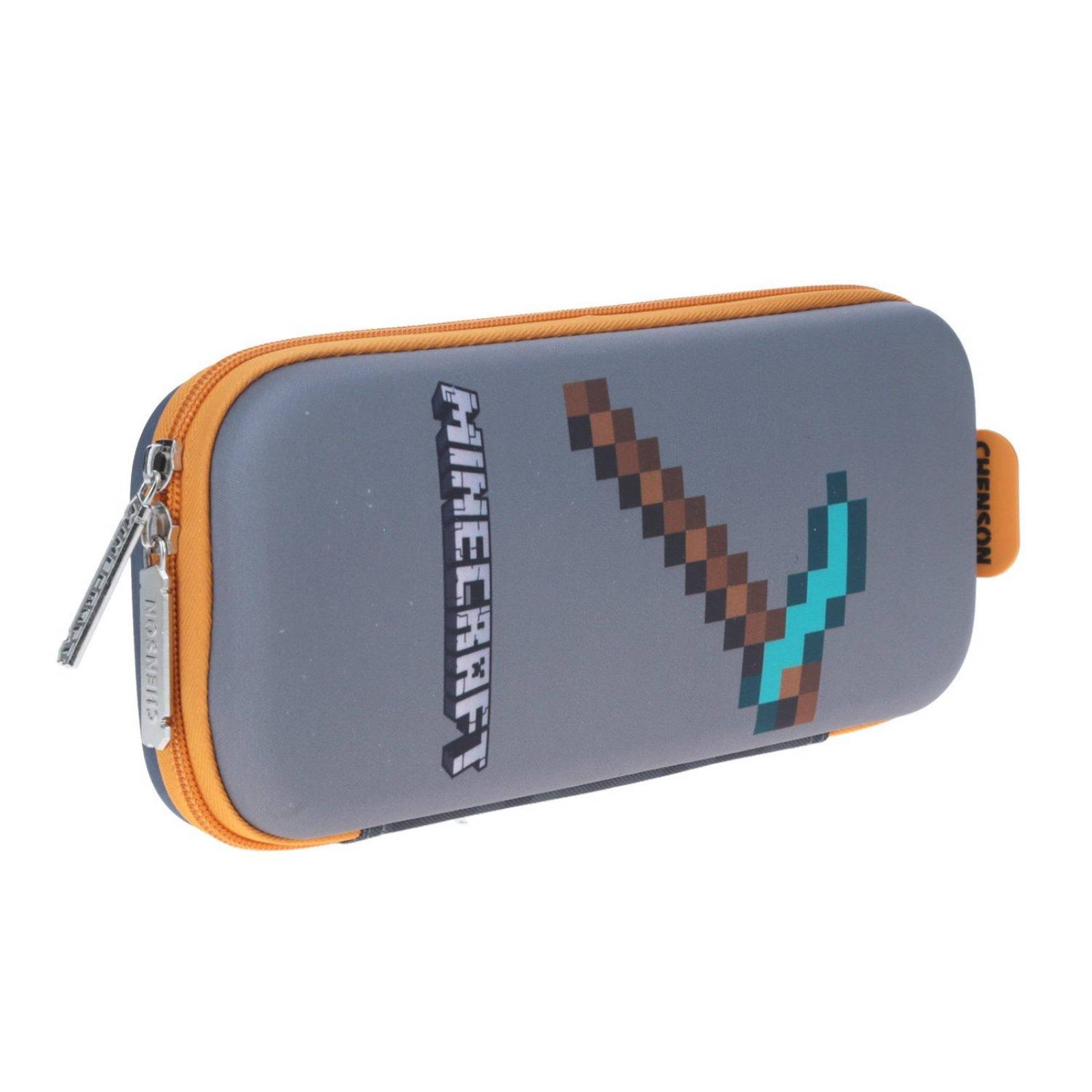 Lapicera Minecraft Hoz Gris porta consola 