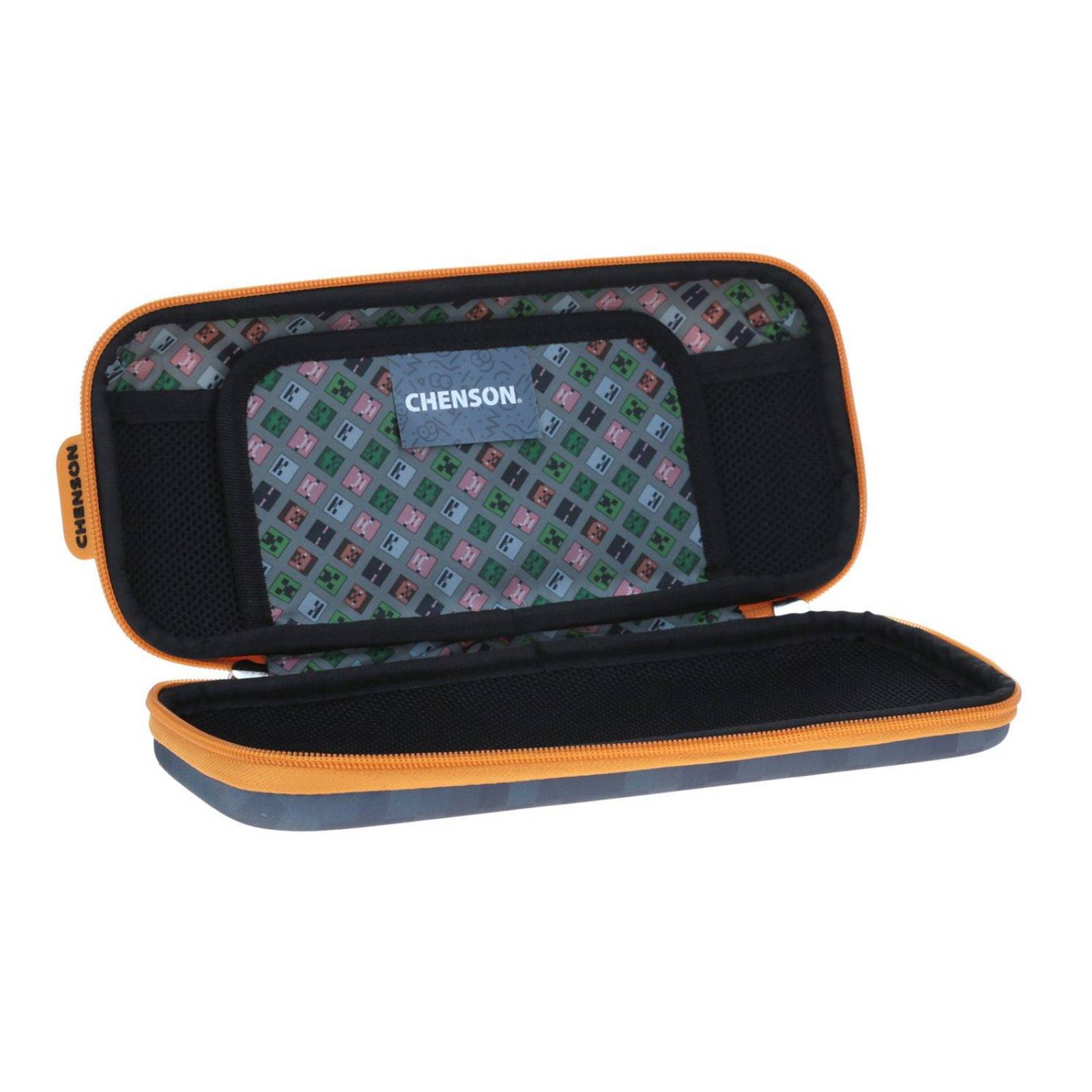 Lapicera Minecraft Hoz Gris porta consola 