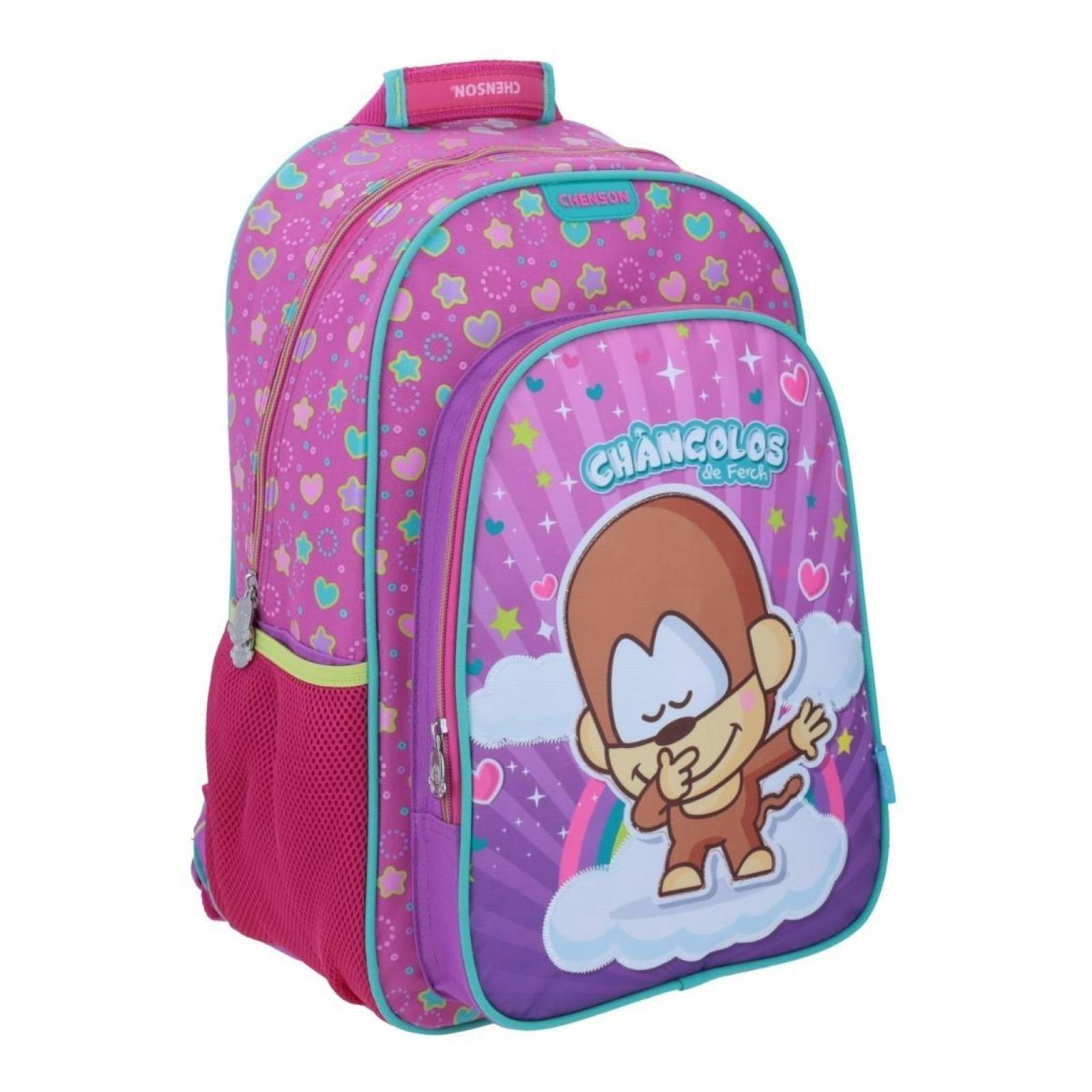 Mochila Chenson Grande Nubes Changolos Con Luz Led 