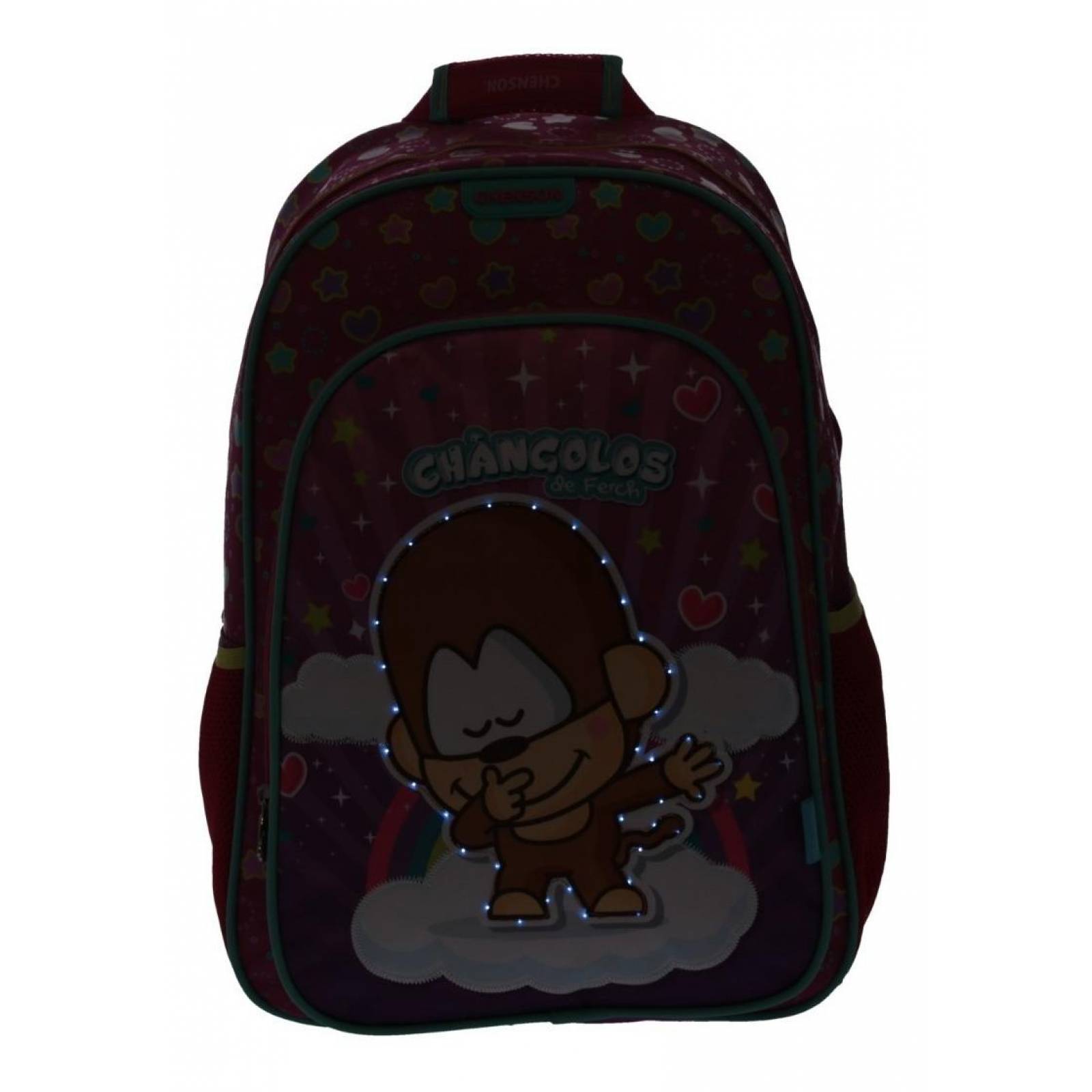 Mochila Chenson Grande Nubes Changolos Con Luz Led 