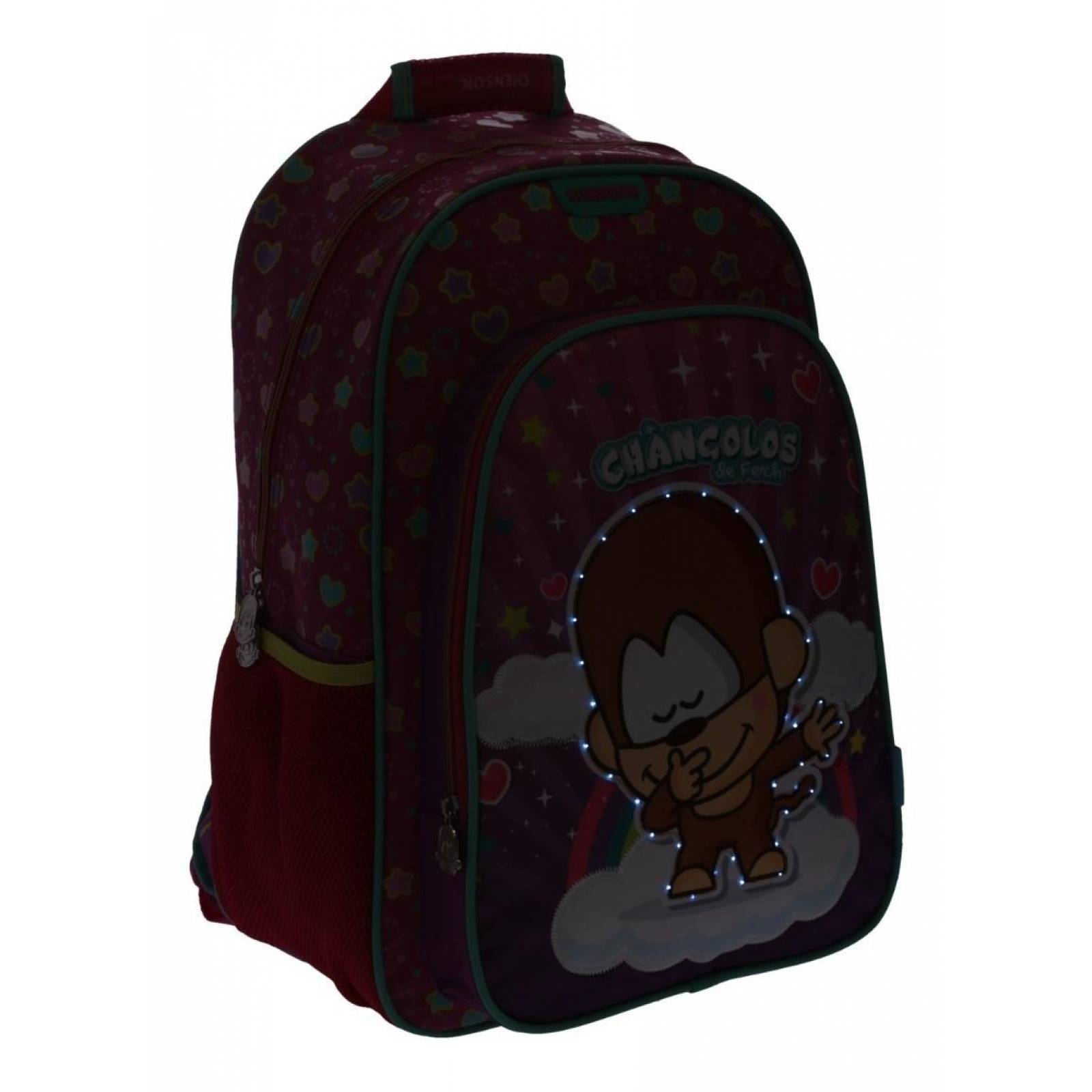 Mochila Chenson Grande Nubes Changolos Con Luz Led 