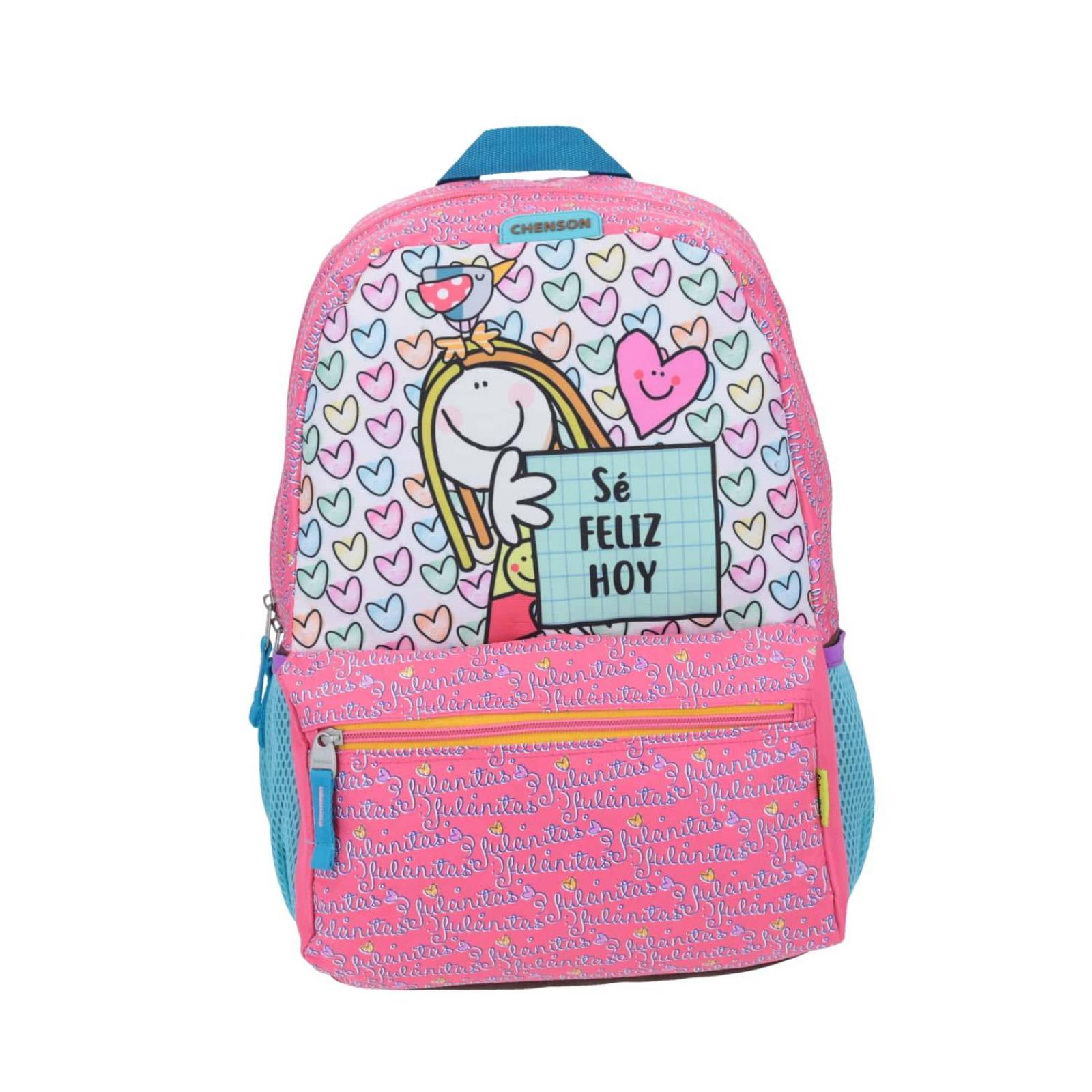 Mochila grande sé feliz fuanitos 