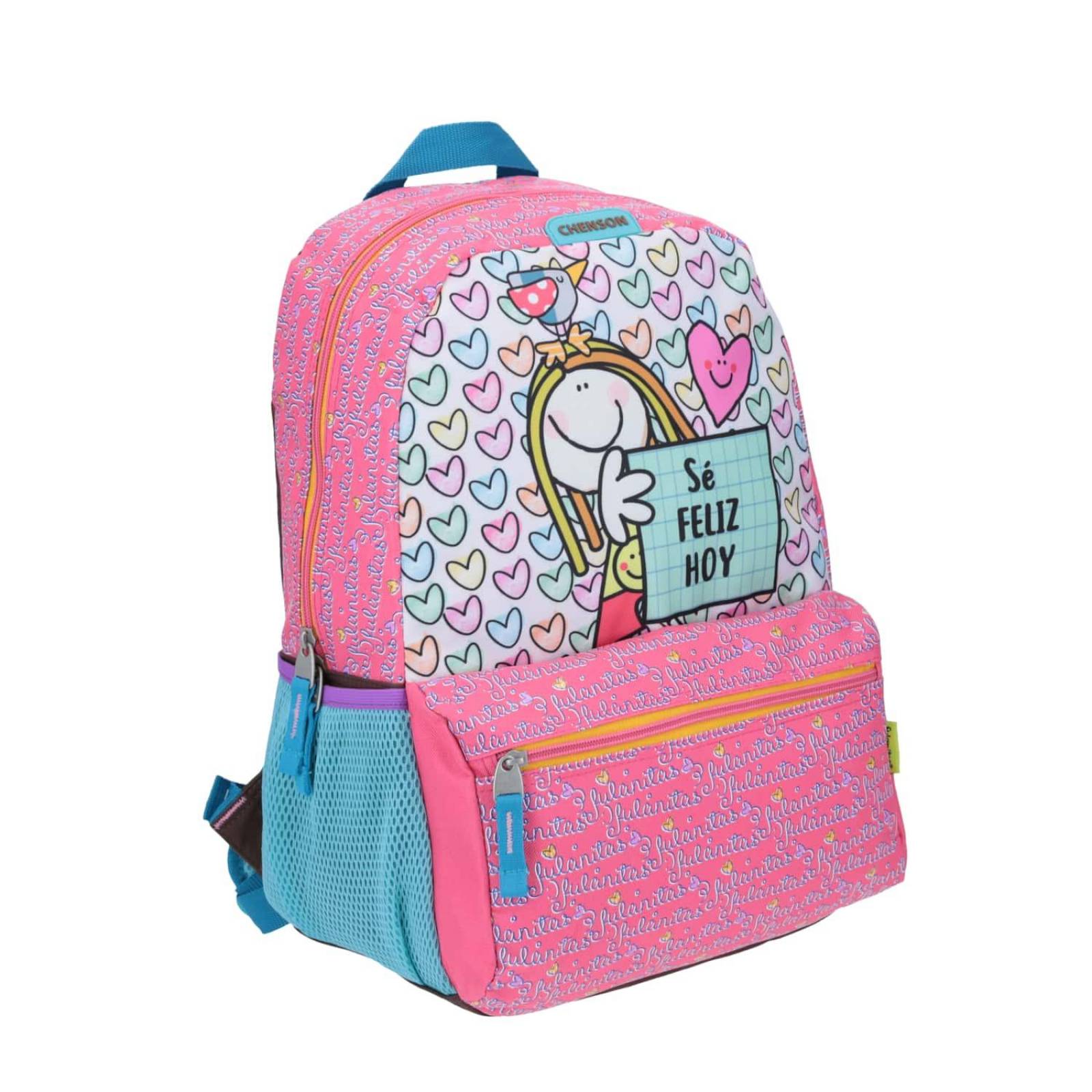 Mochila grande sé feliz fuanitos 