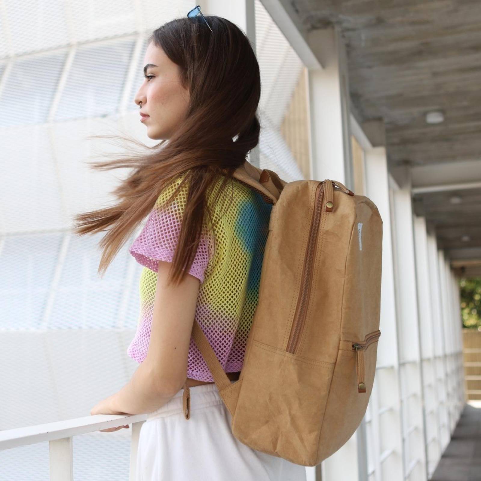 Mochila Ecológica 1818 Papel Oferta Resistente Al Agua 