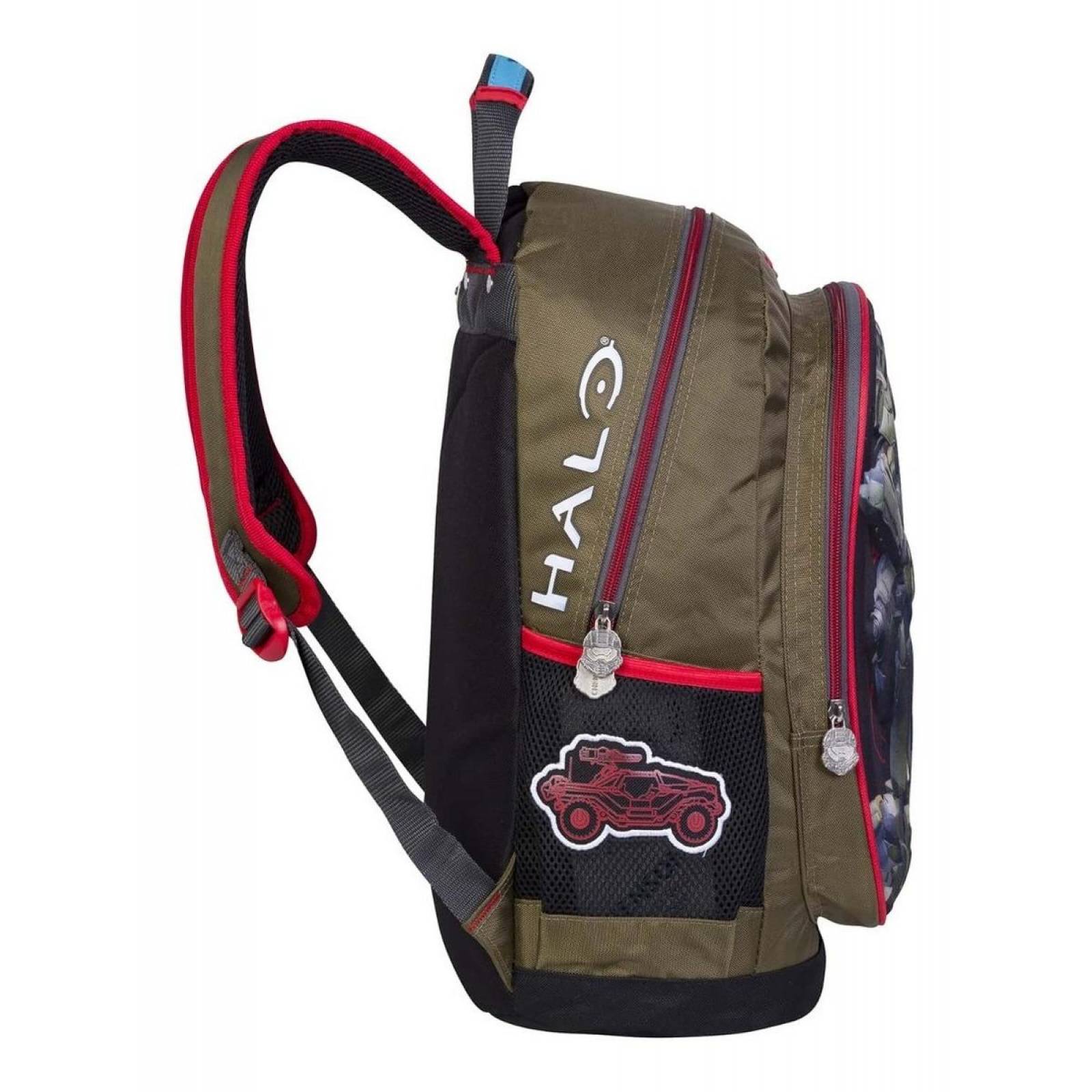 Mochila Grande Chenson Verde Delo Edición Halo 3d 