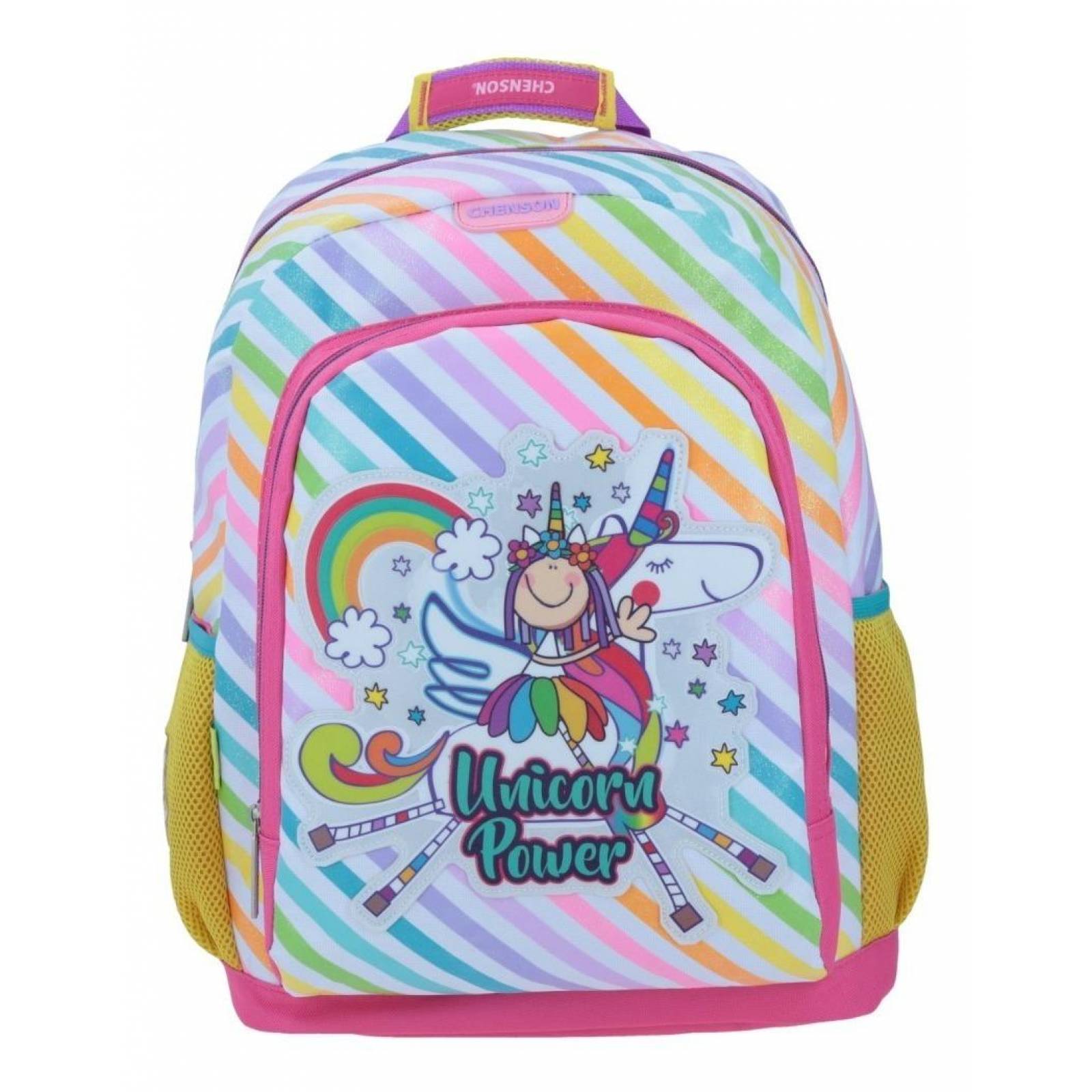 Mochila Grande Chenson Fulanitos Unicorn Power Corni 