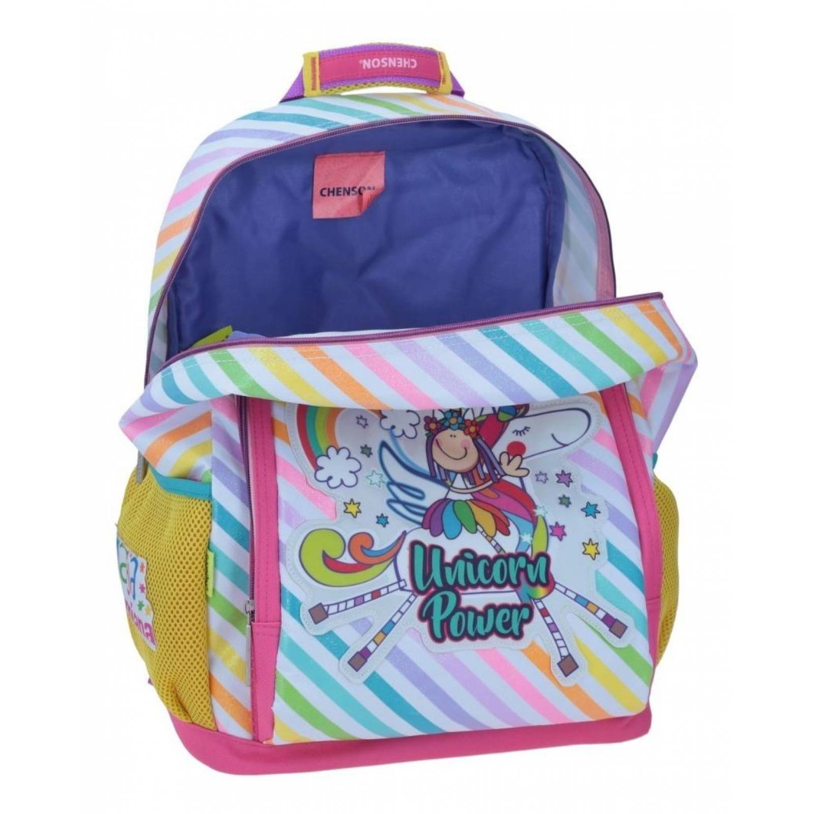 Mochila Grande Chenson Fulanitos Unicorn Power Corni 