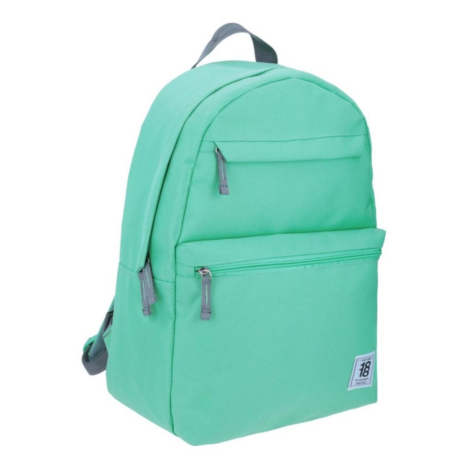 Mochila Colors 1818 Juvenil Unisex Grande Verde Menta 