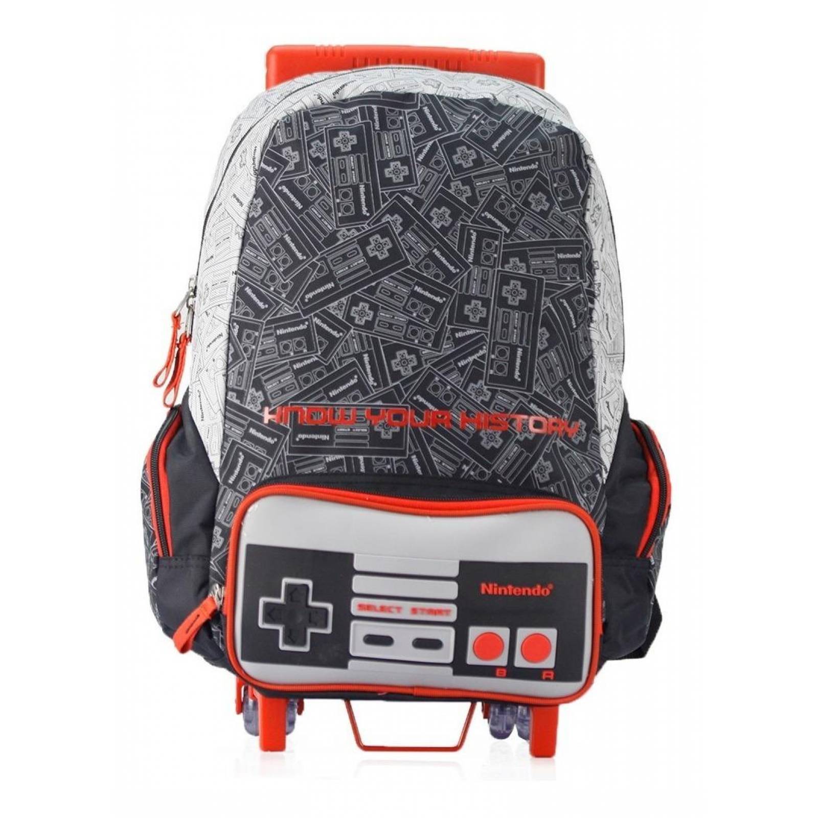 Mochila Con Ruedas Chenson Nintendo Classic Retro Control 