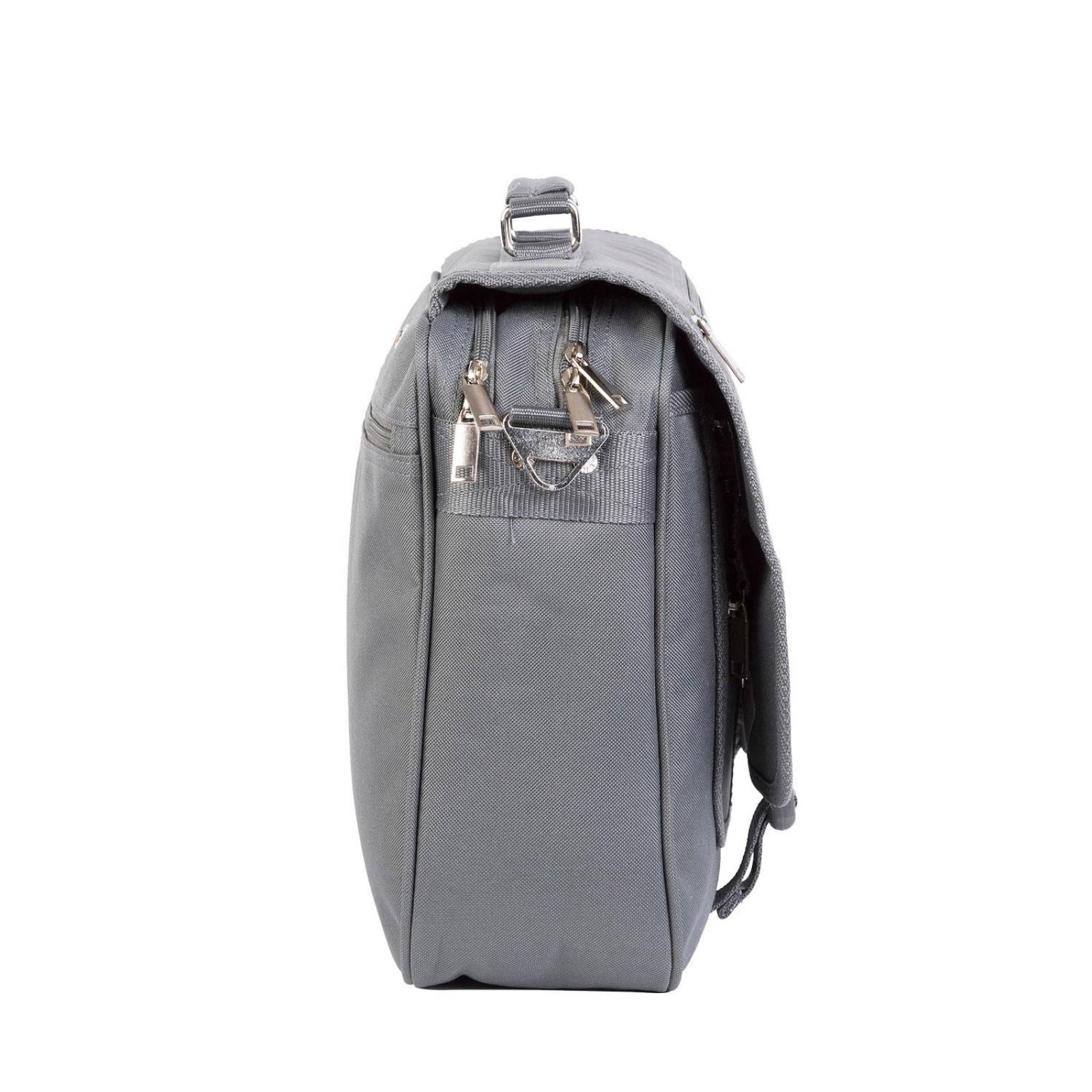 PORTAFOLIO GRANDE CHENSON UNISEX GRIS PARA LAPTOP 