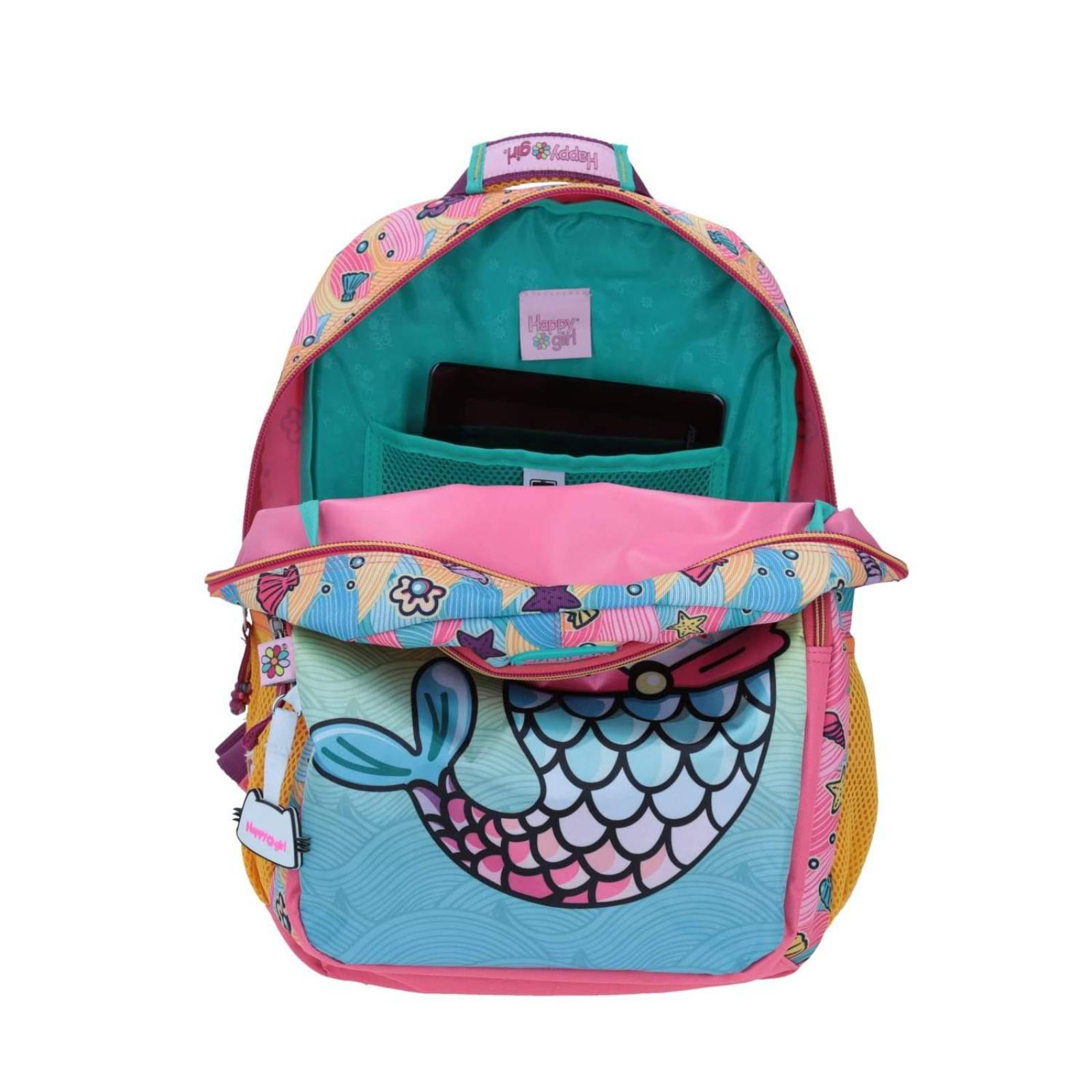 Mochila Gato Sirena Happy Girl 